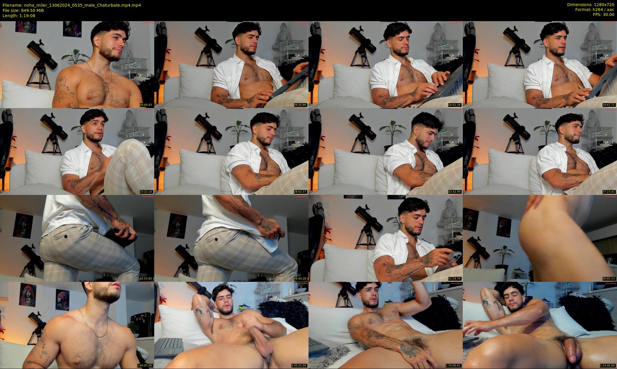 noha_miler — 80 minute Chaturbate male cam show recording, 720p, Jun 13, 2024