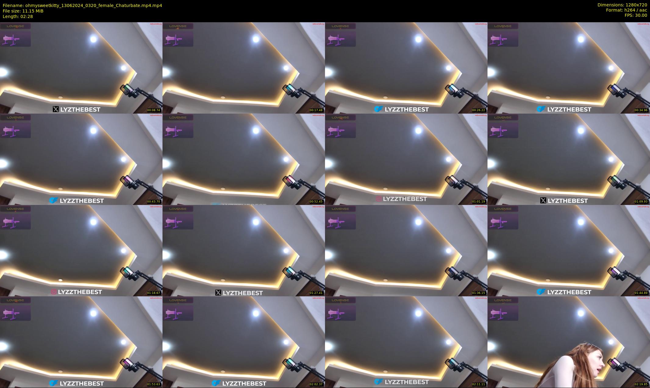 ohmysweetkitty — 3 minute Chaturbate female cam show recording, 720p, Jun 13, 2024