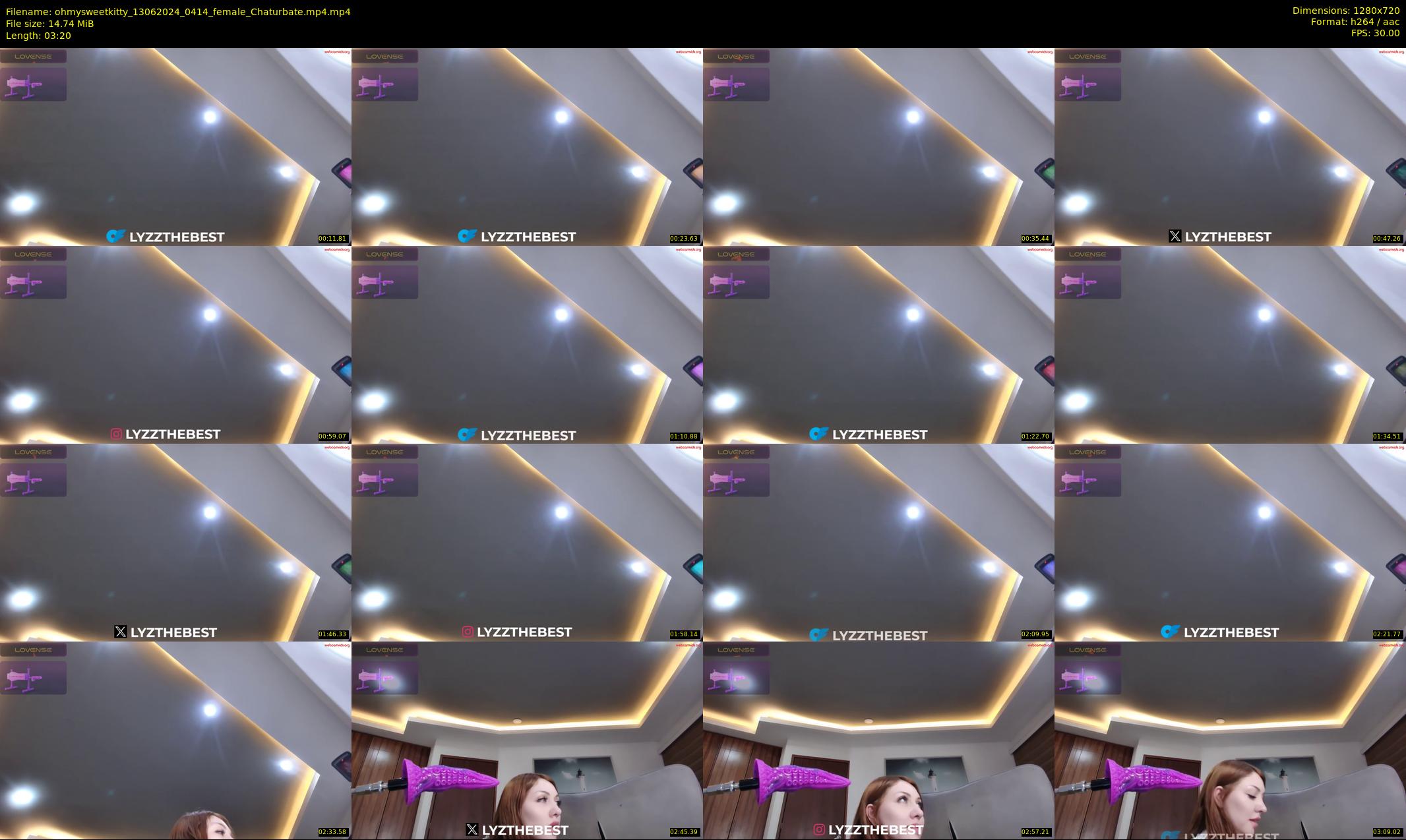 ohmysweetkitty — 4 minute Chaturbate female cam show recording, 720p, Jun 13, 2024
