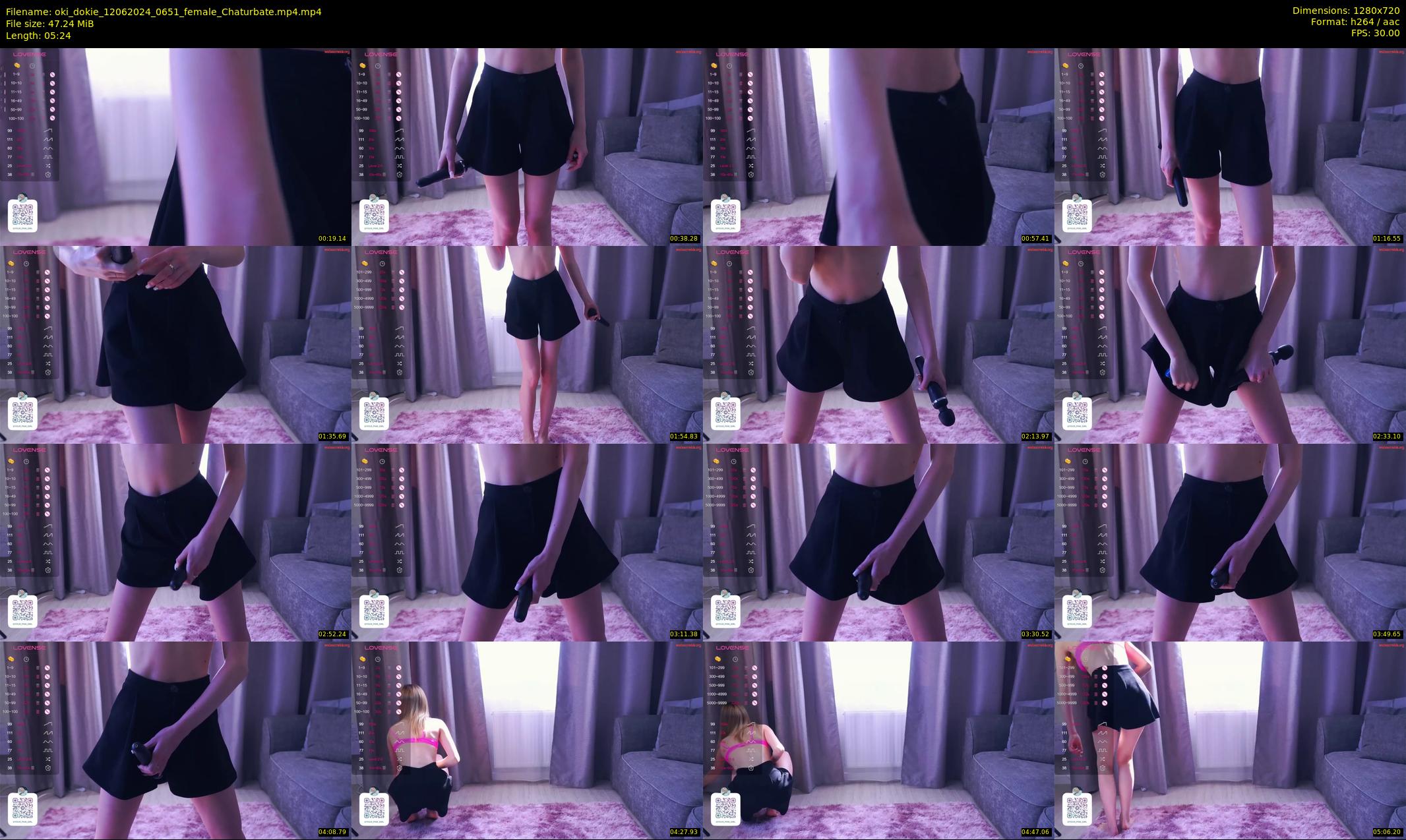 oki_dokie — 6 minute Chaturbate female cam show recording, 720p, Jun 12, 2024