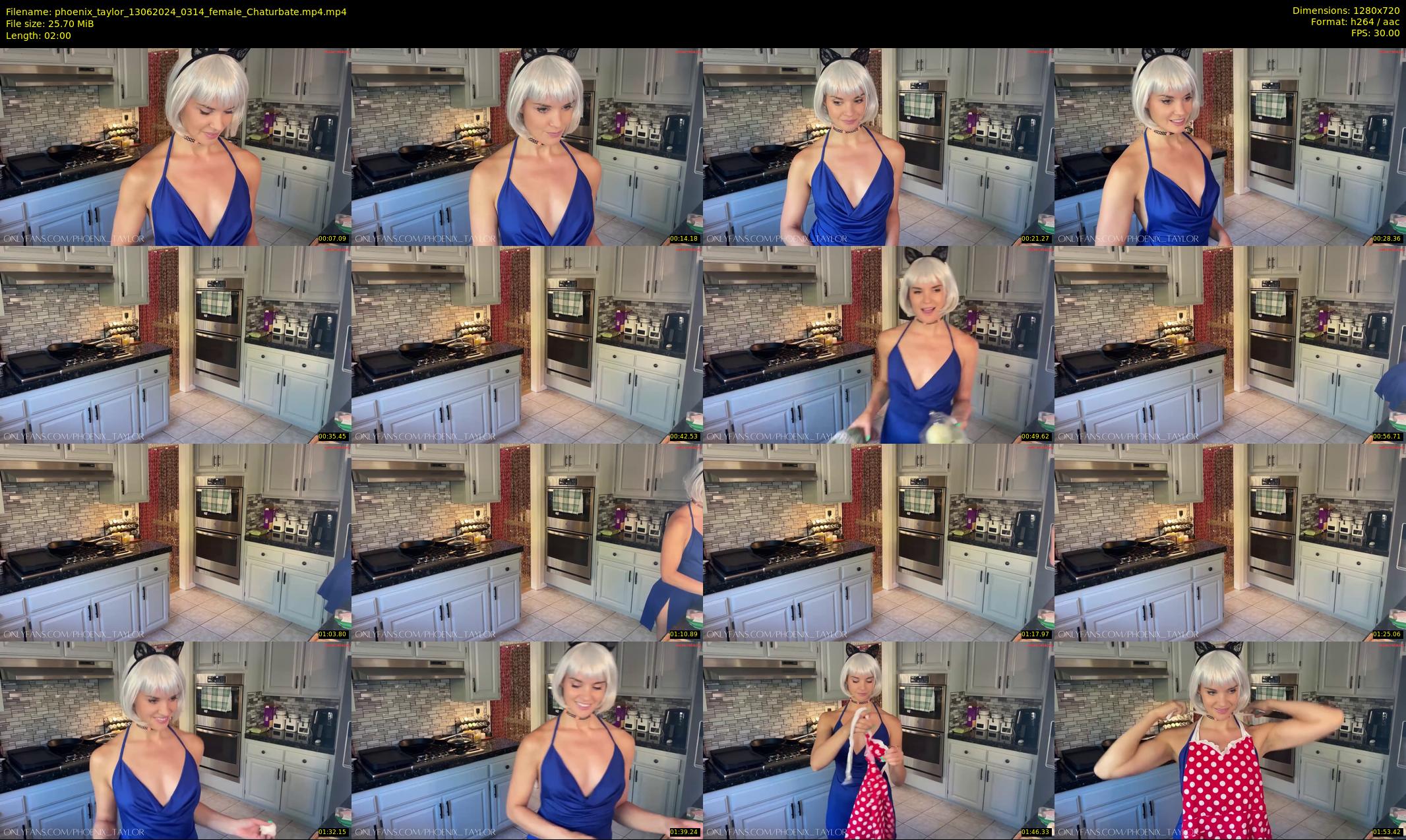 phoenix_taylor — 2 minute Chaturbate female cam show recording, 720p, Jun 13, 2024