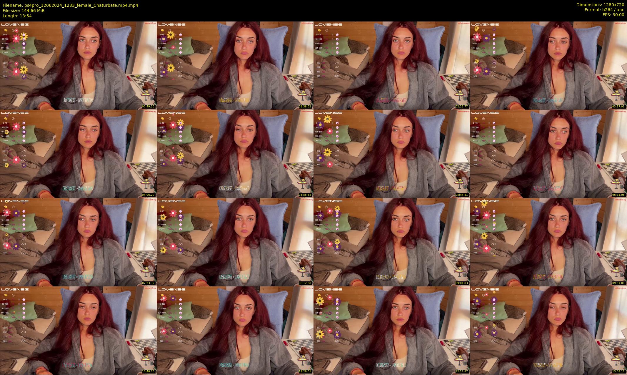 ps4pro — 14 minute Chaturbate female cam show recording, 720p, Jun 12, 2024