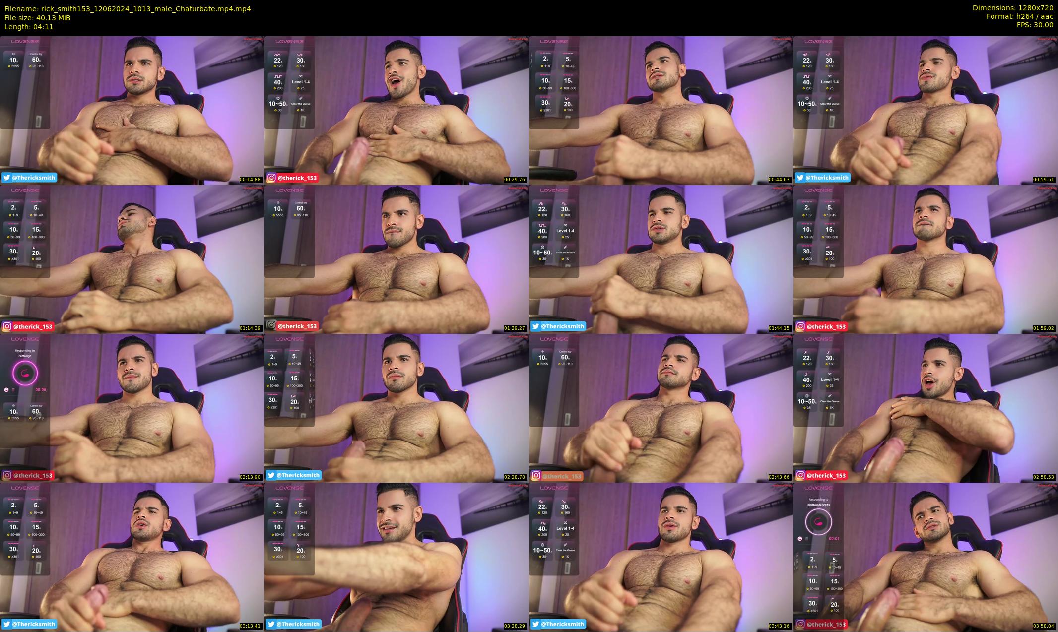 rick_smith153 — 5 minute Chaturbate male cam show recording, 720p, Jun 12, 2024