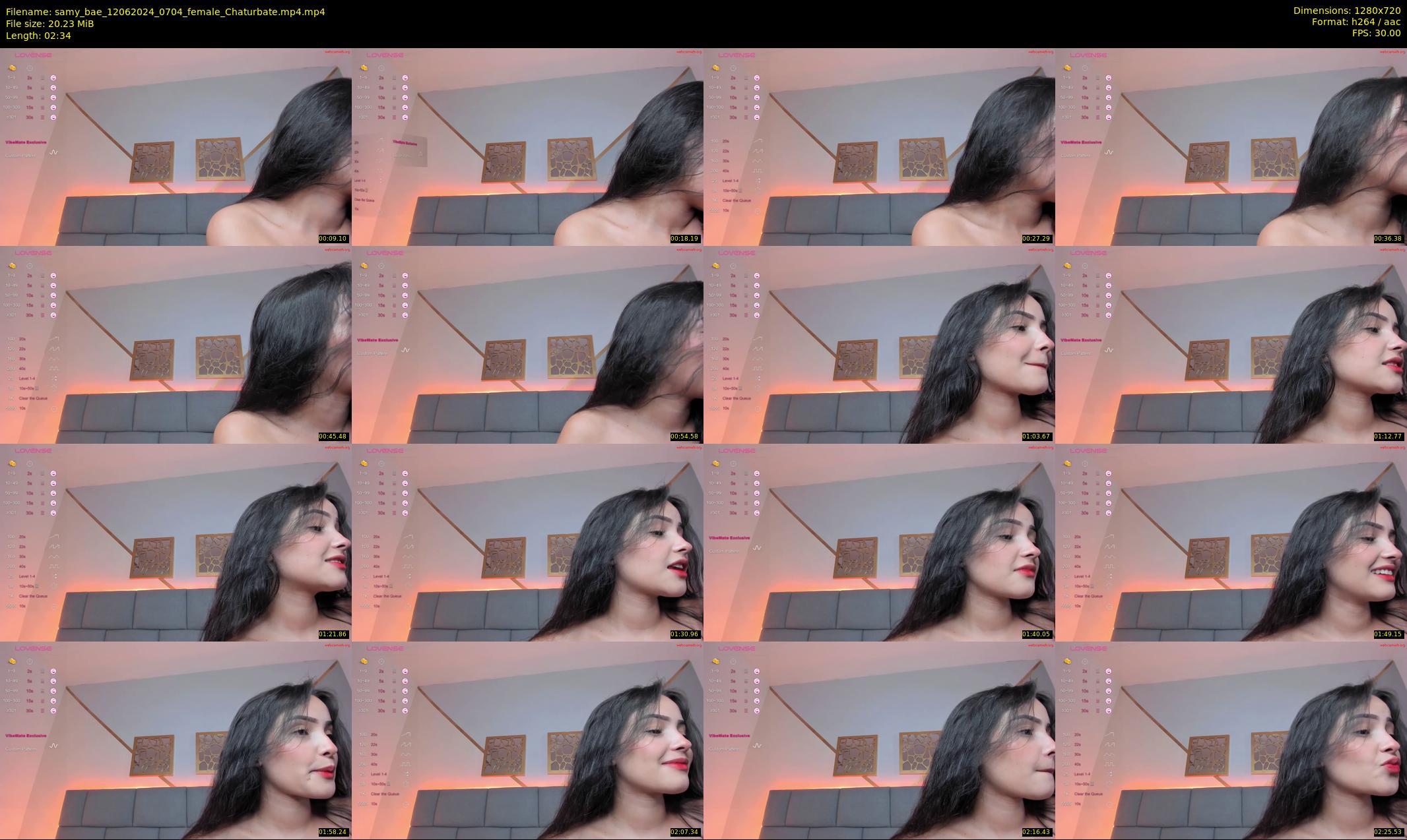 samy_bae — 3 minute Chaturbate female cam show recording, 720p, Jun 12, 2024
