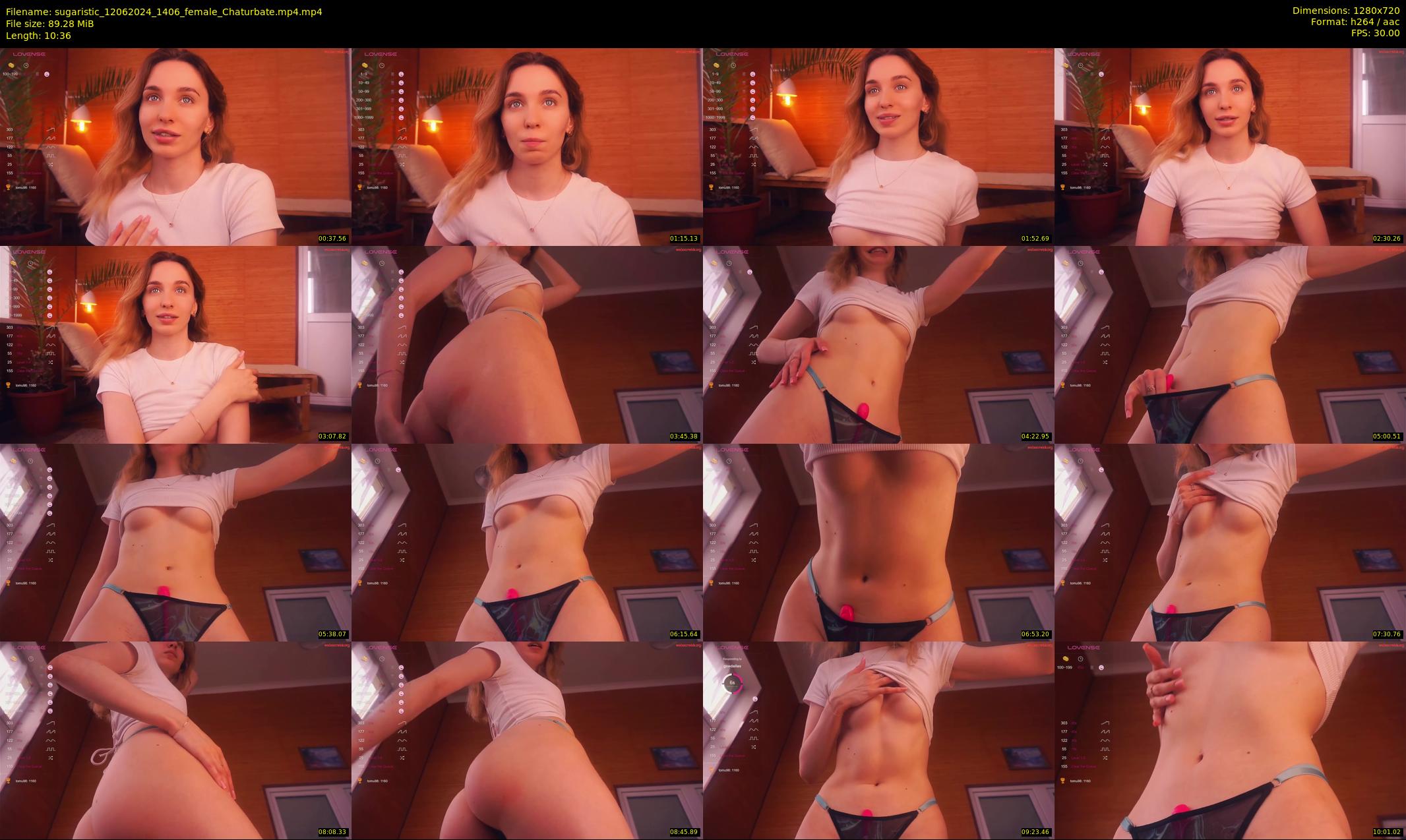 sugaristic — 11 minute Chaturbate female cam show recording, 720p, Jun 12, 2024