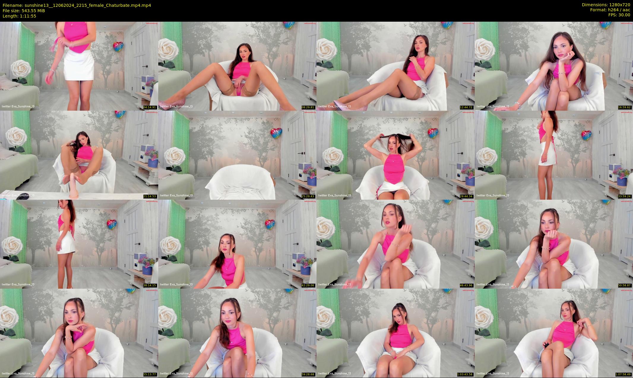 sunshine13_ — 72 minute Chaturbate female cam show recording, 720p, Jun 12, 2024