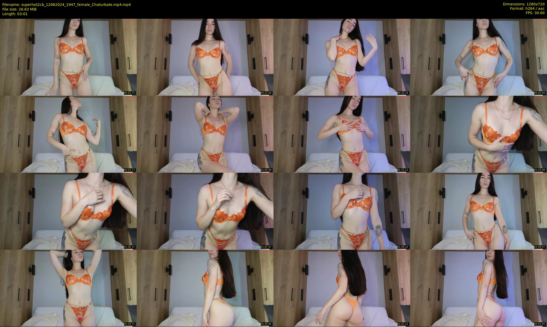 superhot2cb — 4 minute Chaturbate female cam show recording, 720p, Jun 12, 2024