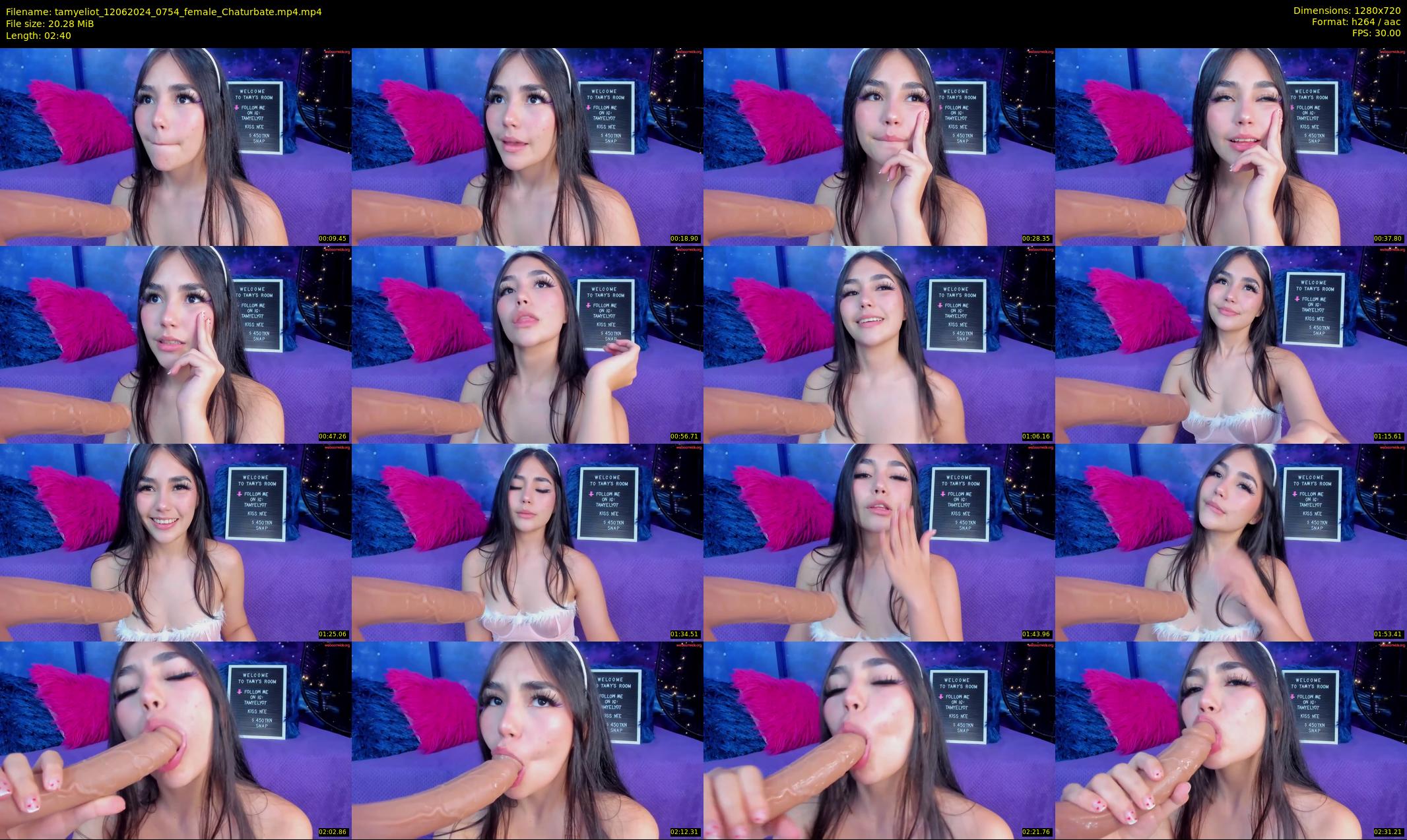 tamyeliot — 3 minute Chaturbate female cam show recording, 720p, Jun 12, 2024