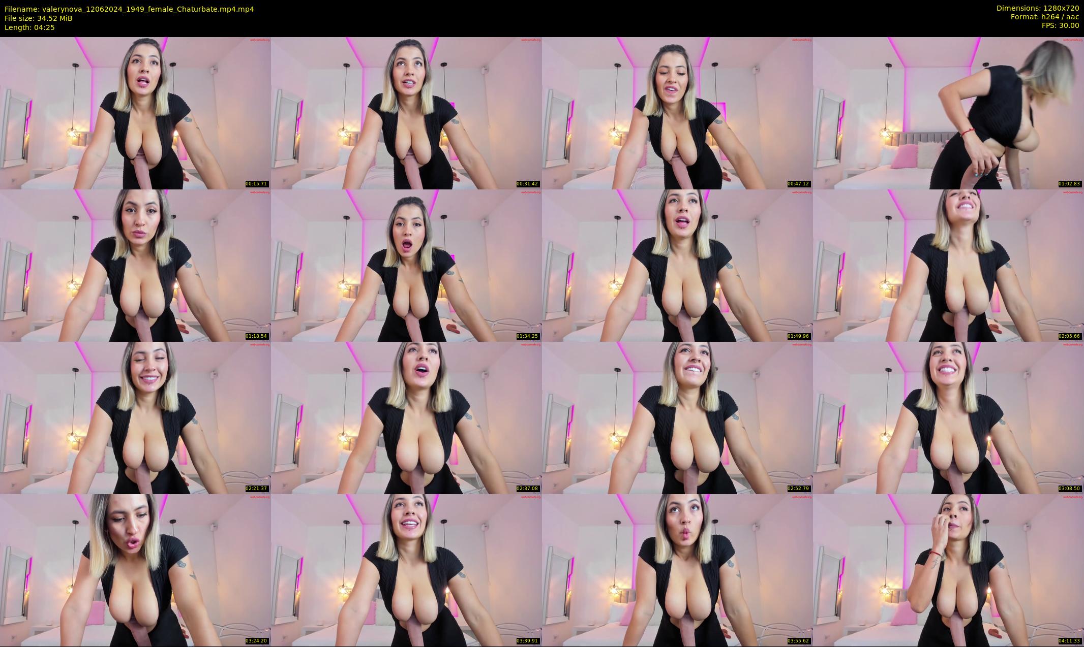 valerynova — 5 minute Chaturbate female cam show recording, 720p, Jun 12, 2024