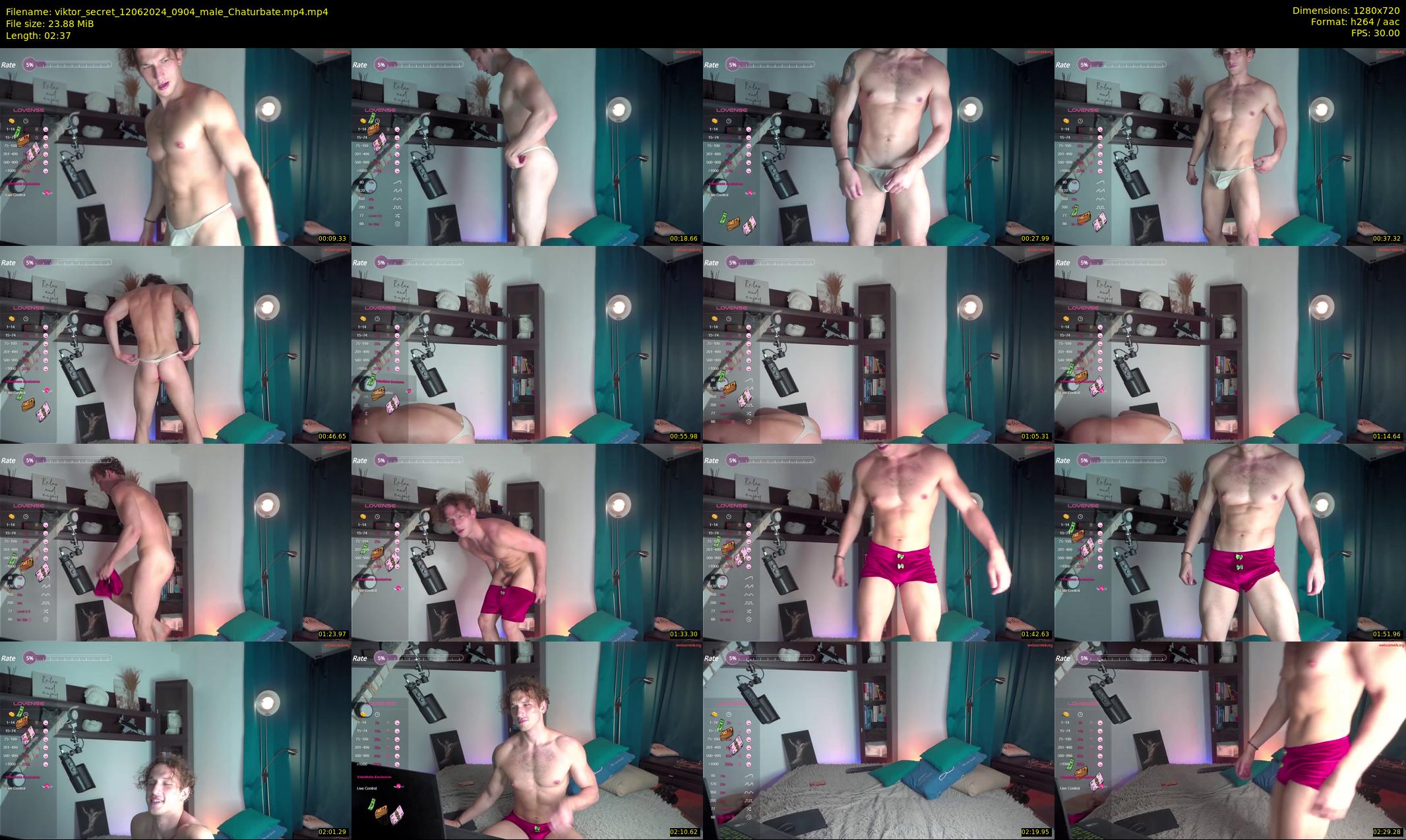 viktor_secret — 3 minute Chaturbate male cam show recording, 720p, Jun 12, 2024