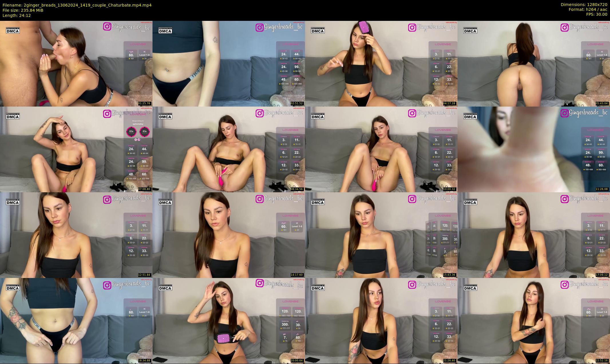 2ginger_breads — 25 minute Chaturbate couple cam show recording, 720p, Jun 13, 2024