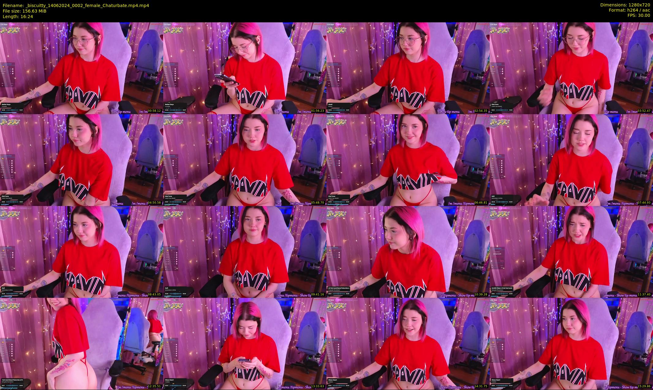 _biscuitty — 17 minute Chaturbate female cam show recording, 720p, Jun 14, 2024