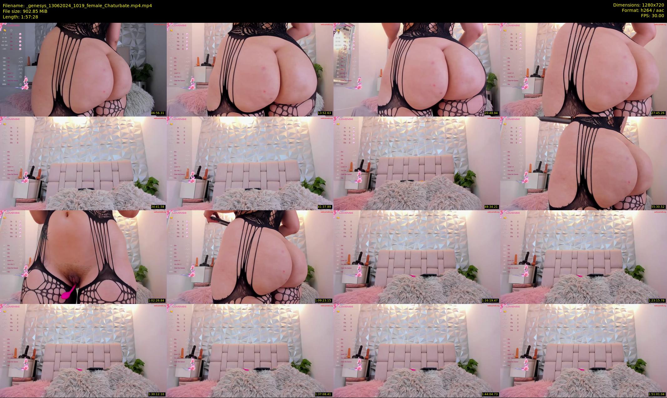 _genesys — 118 minute Chaturbate female cam show recording, 720p, Jun 13, 2024
