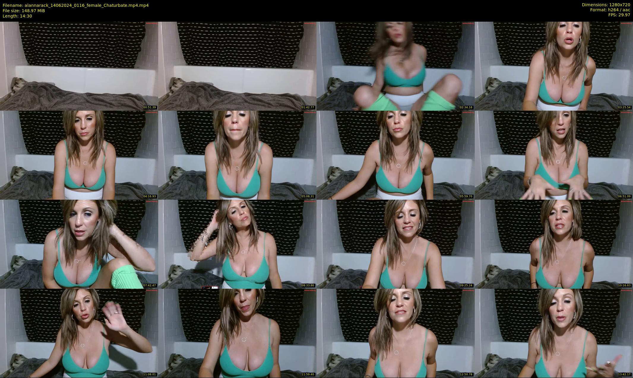alannarack — 15 minute Chaturbate female cam show recording, 720p, Jun 14, 2024