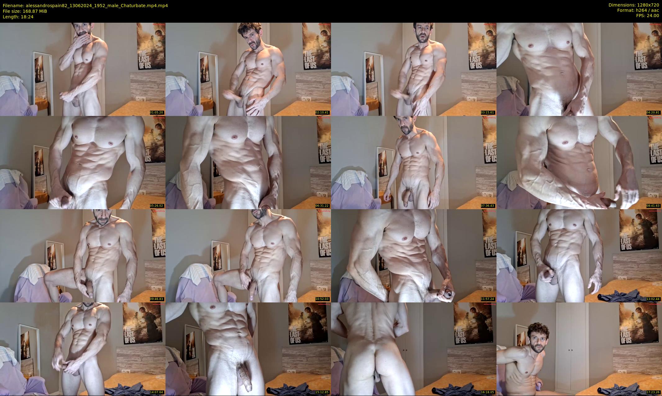 alessandrospain82 — 19 minute Chaturbate male cam show recording, 720p, Jun 13, 2024