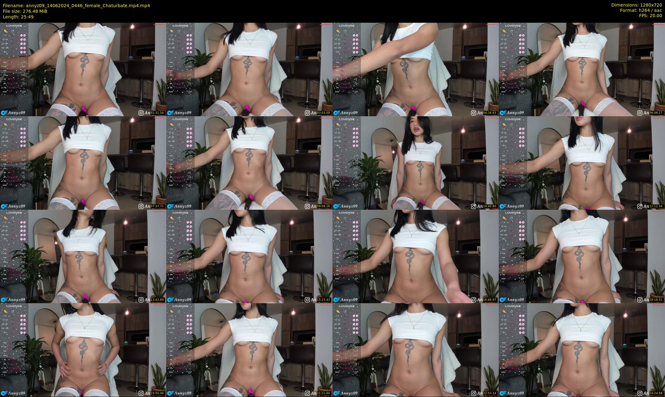 annyz09 — 26 minute Chaturbate female cam show recording, 720p, Jun 14, 2024