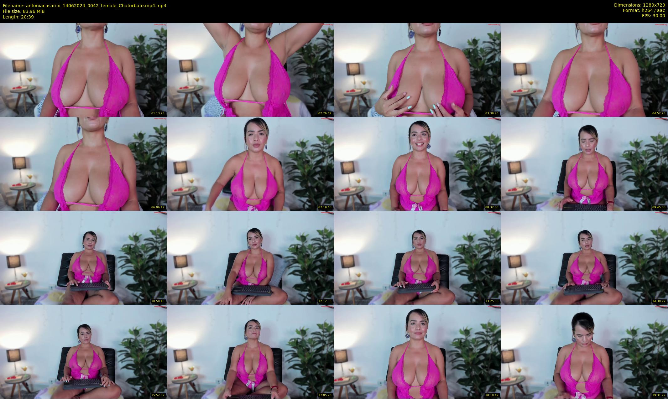 antoniacasarini — 21 minute Chaturbate female cam show recording, 720p, Jun 14, 2024