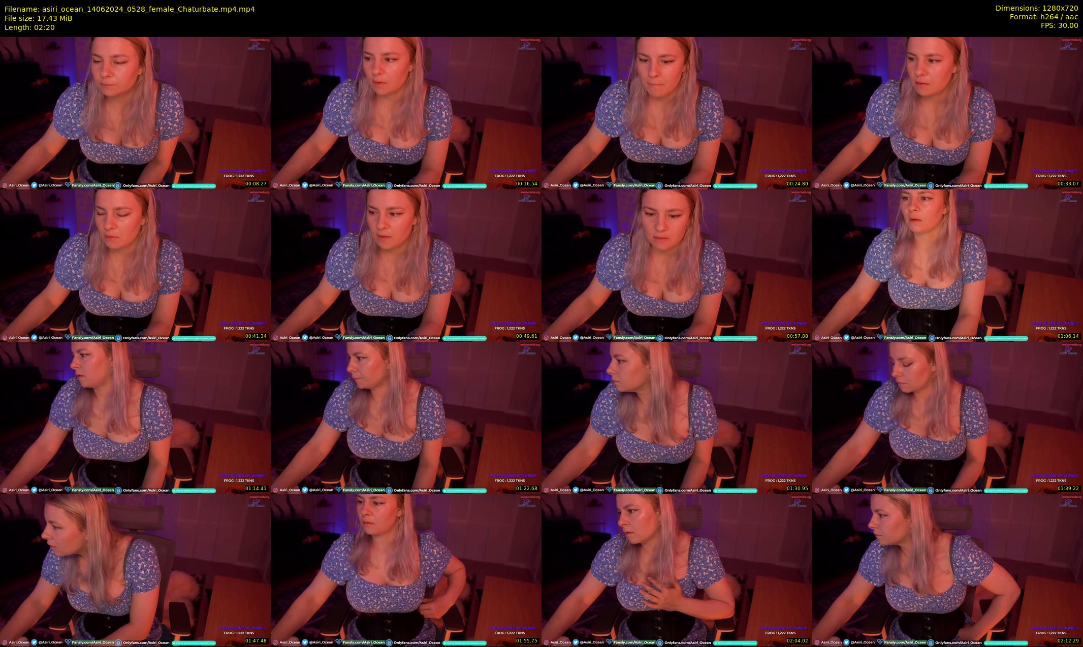 asiri_ocean — 3 minute Chaturbate female cam show recording, 720p, Jun 14, 2024