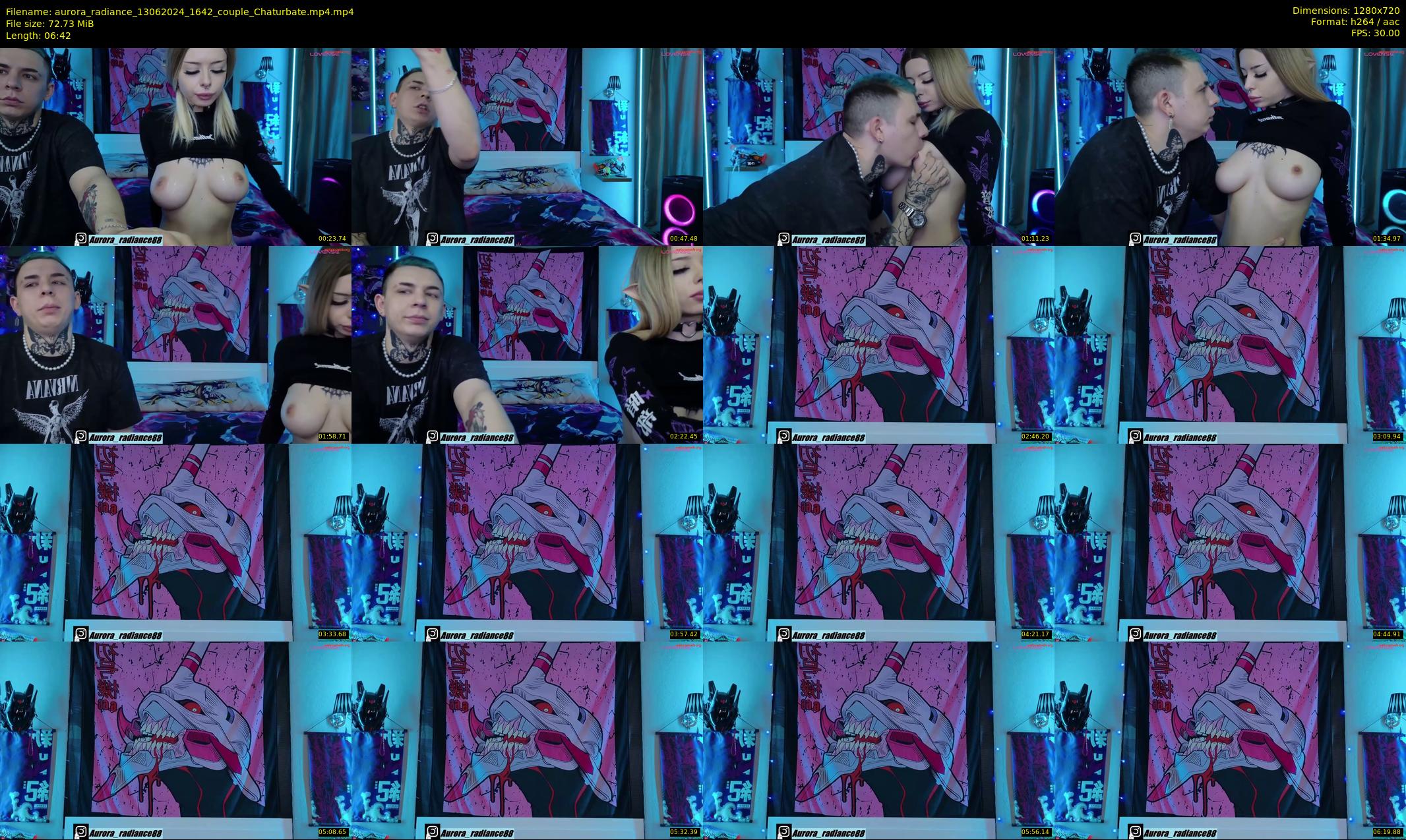 aurora_radiance — 7 minute Chaturbate couple cam show recording, 720p, Jun 13, 2024