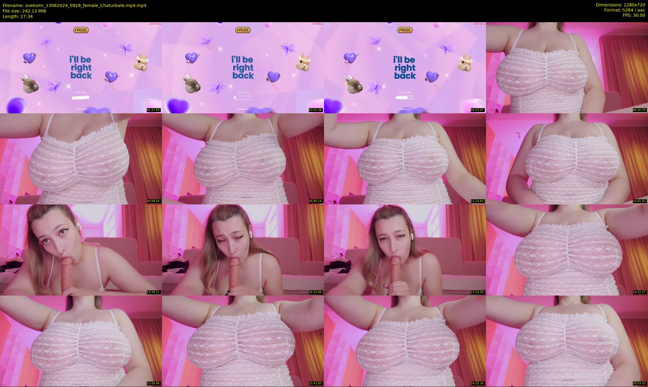 aveksmr — 28 minute Chaturbate couple cam show recording, 720p, Jun 13, 2024