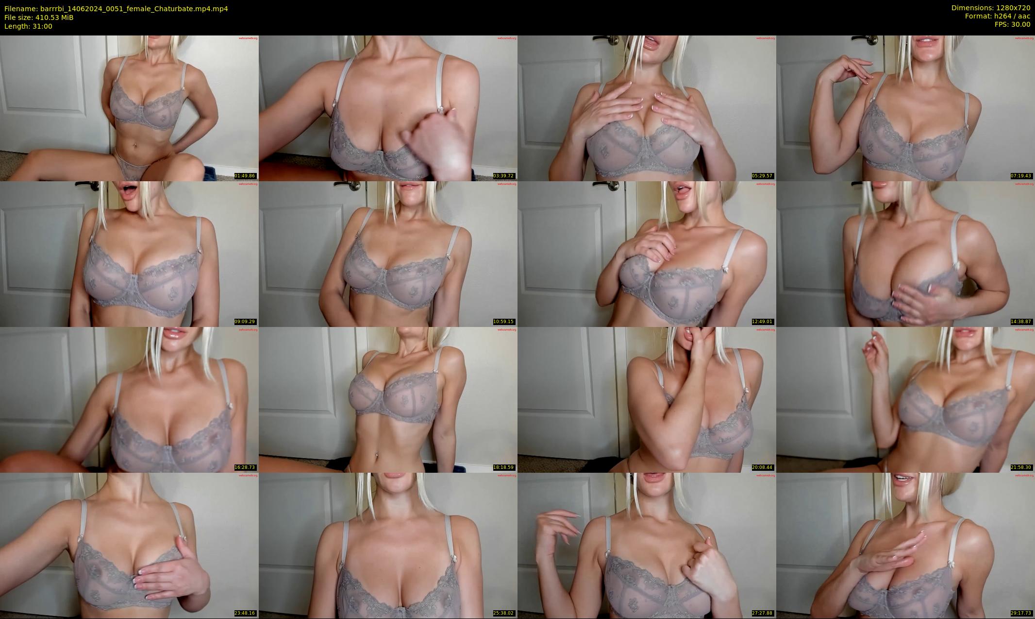 barrrbi — 31 minute Chaturbate female cam show recording, 720p, Jun 14, 2024