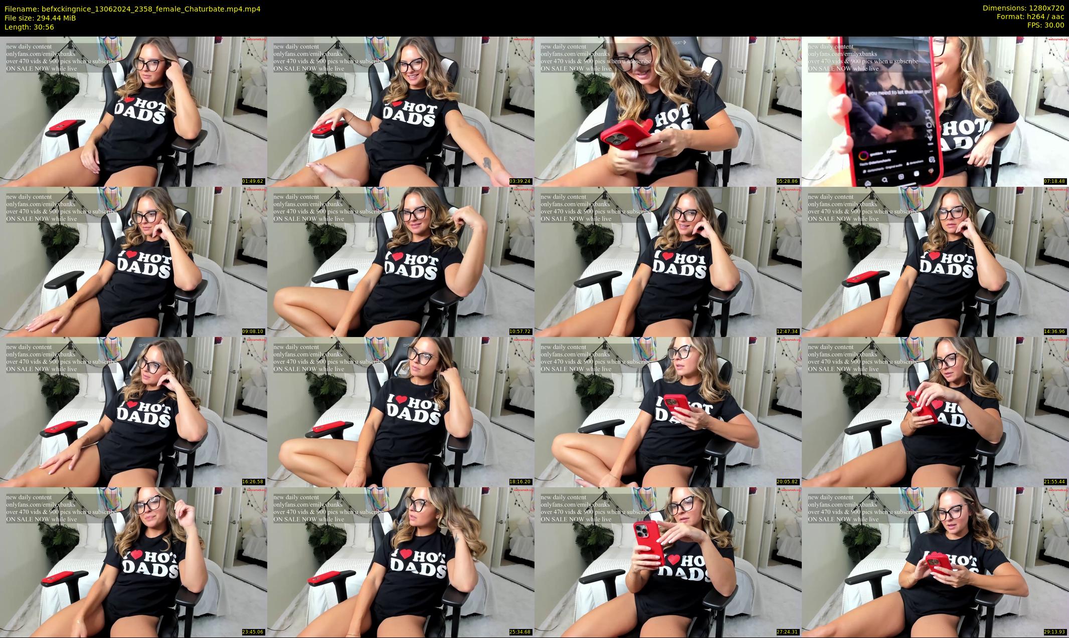 befxckingnice — 31 minute Chaturbate female cam show recording, 720p, Jun 13, 2024