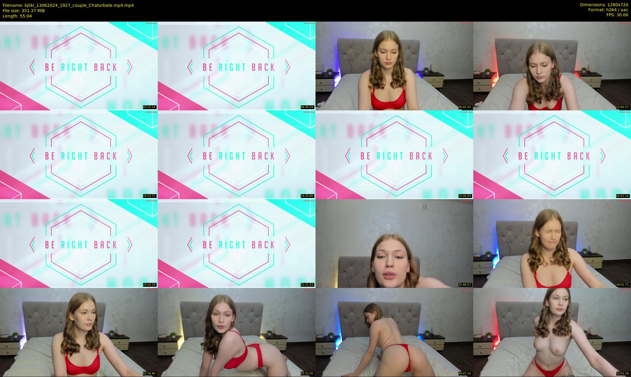 bjliki — 56 minute Chaturbate couple cam show recording, 720p, Jun 13, 2024
