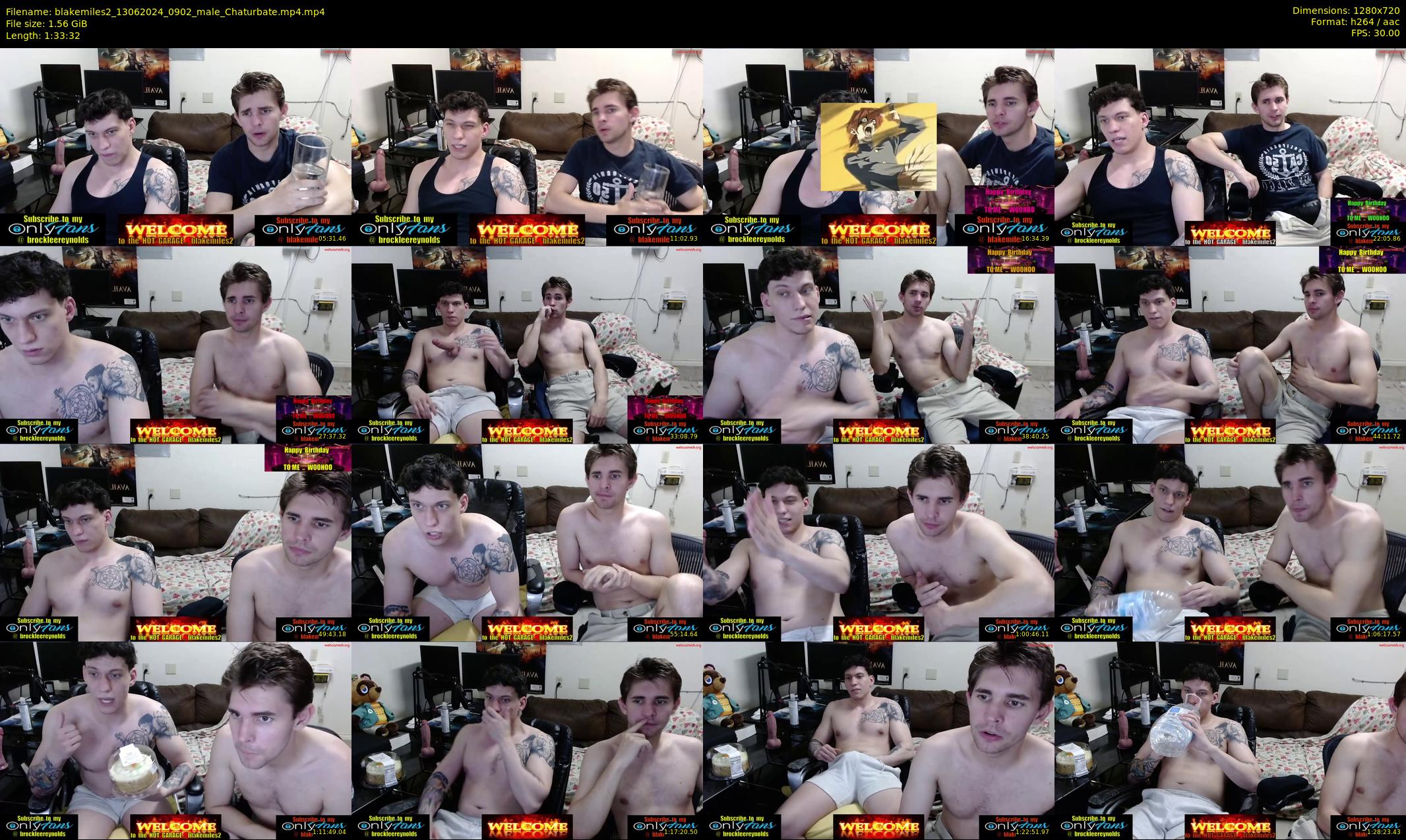 blakemiles2 — 94 minute Chaturbate male cam show recording, 720p, Jun 13, 2024