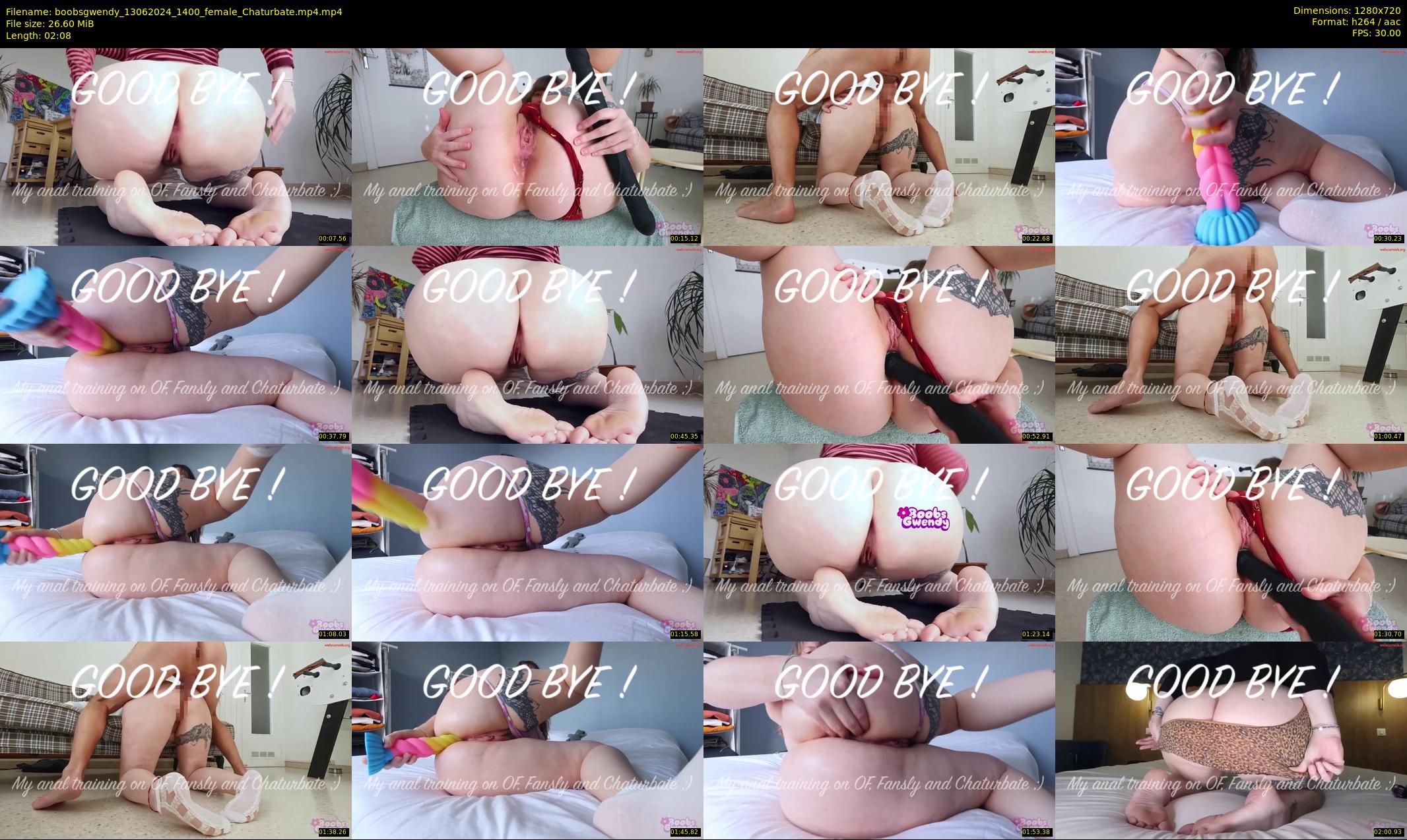 boobsgwendy — 3 minute Chaturbate female cam show recording, 720p, Jun 13, 2024