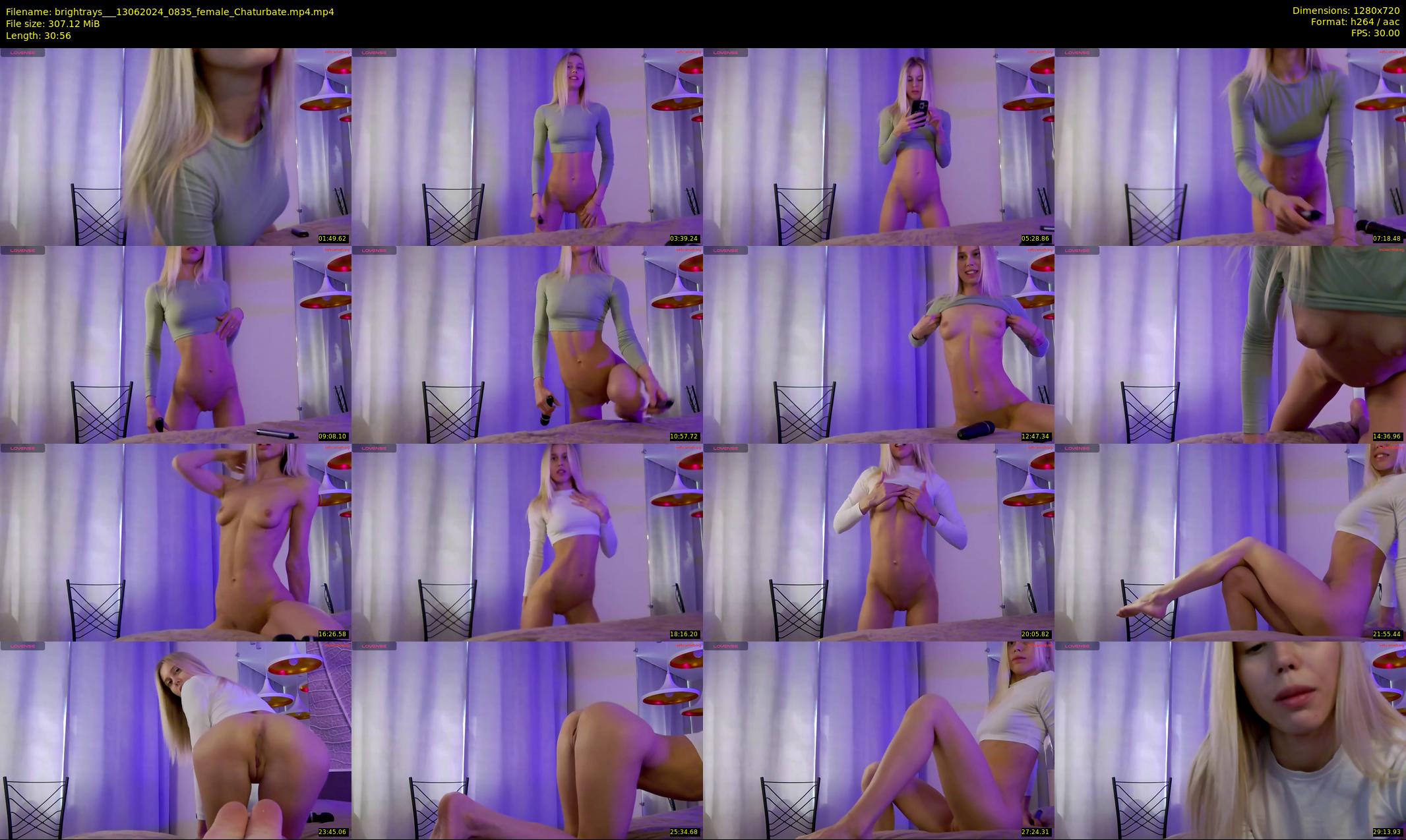 brightrays__ — 31 minute Chaturbate female cam show recording, 720p, Jun 13, 2024