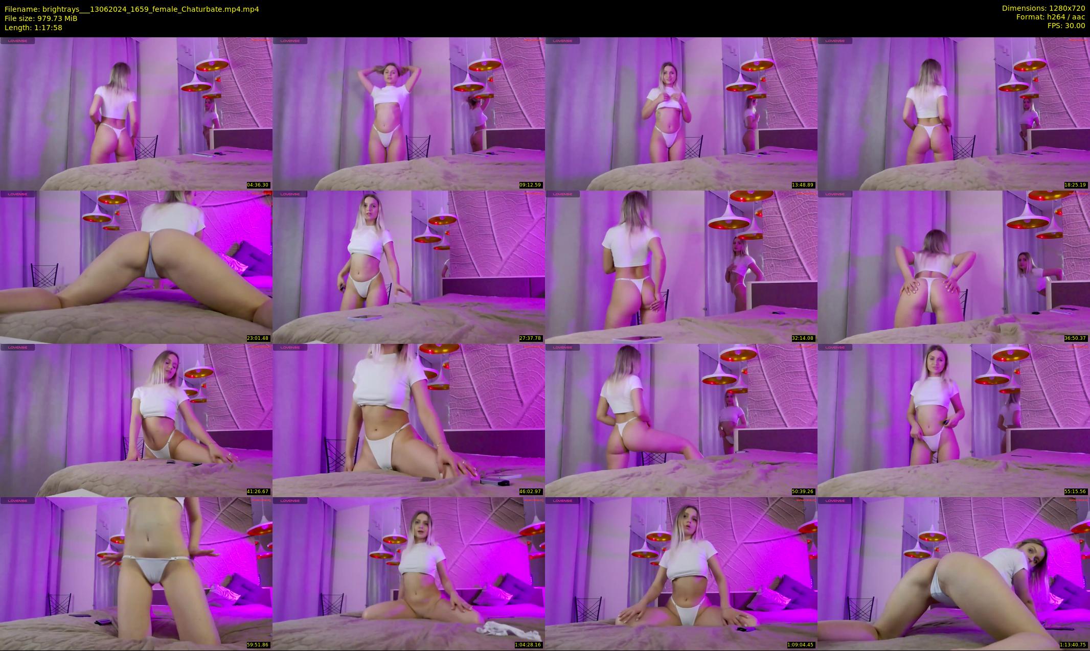 brightrays__ — 78 minute Chaturbate female cam show recording, 720p, Jun 13, 2024
