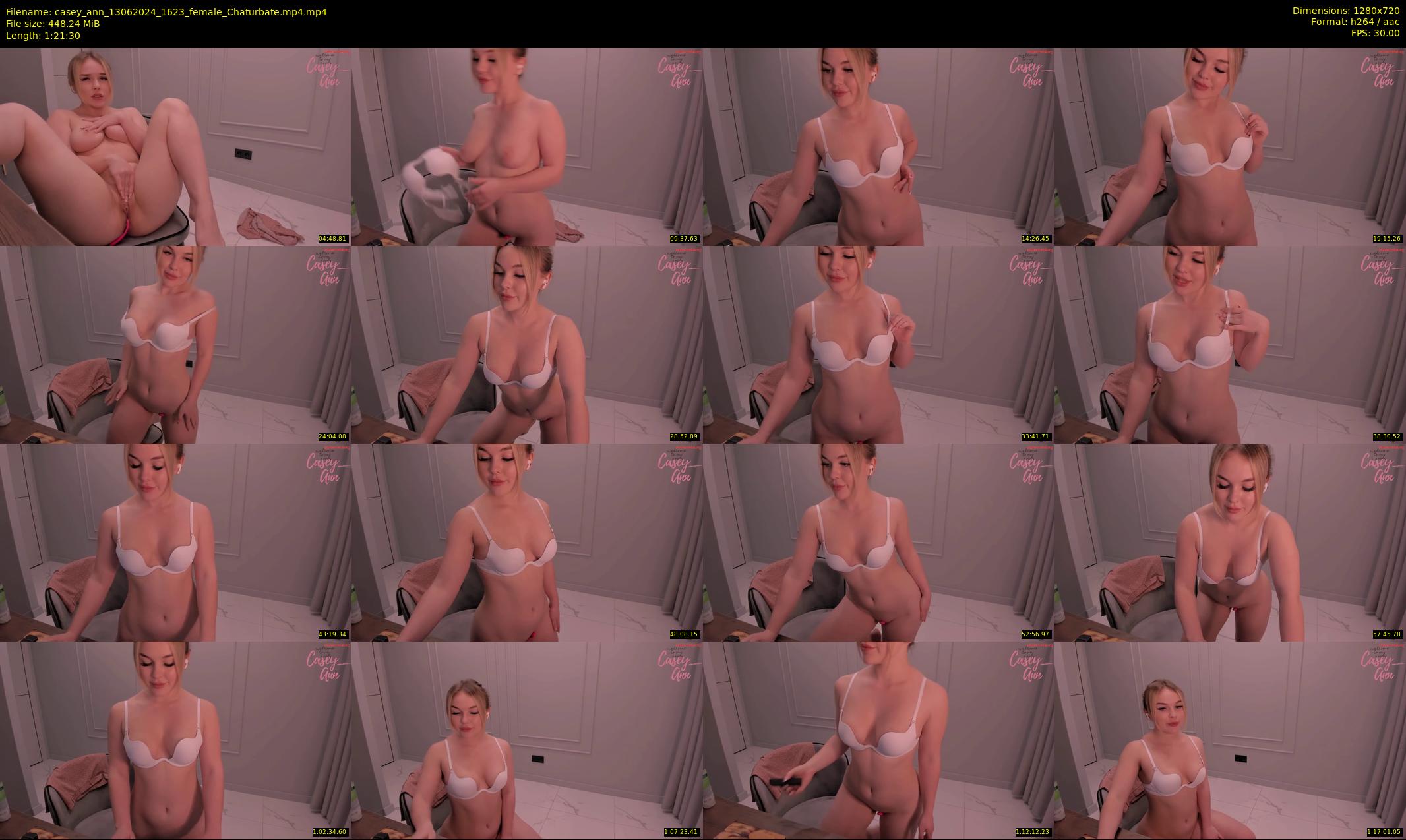 casey_ann — 82 minute Chaturbate female cam show recording, 720p, Jun 13, 2024