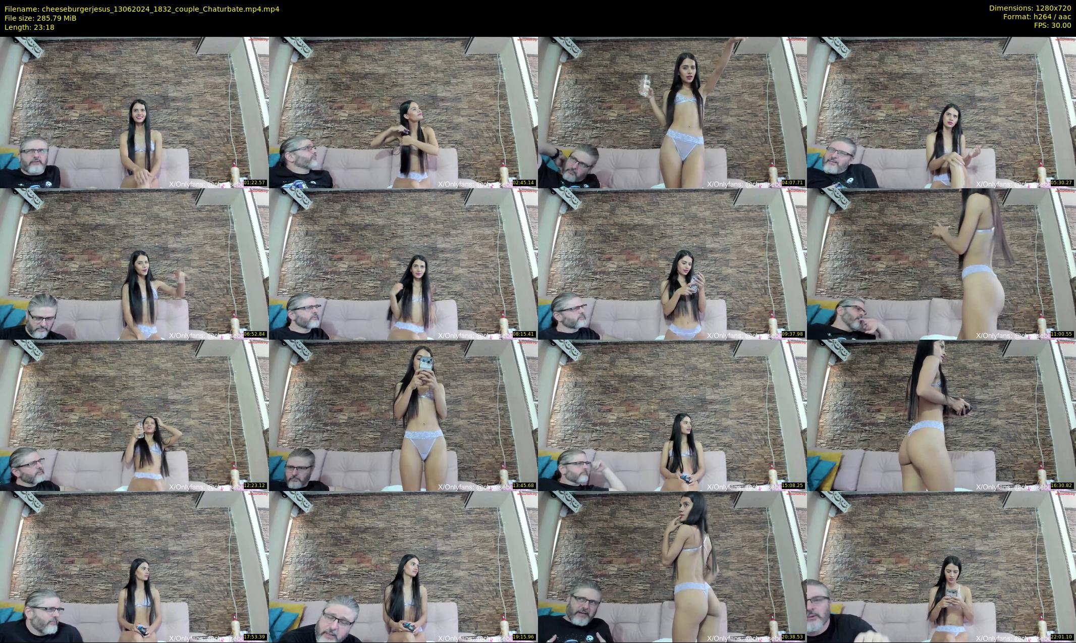 cheeseburgerjesus — 24 minute Chaturbate couple cam show recording, 720p, Jun 13, 2024