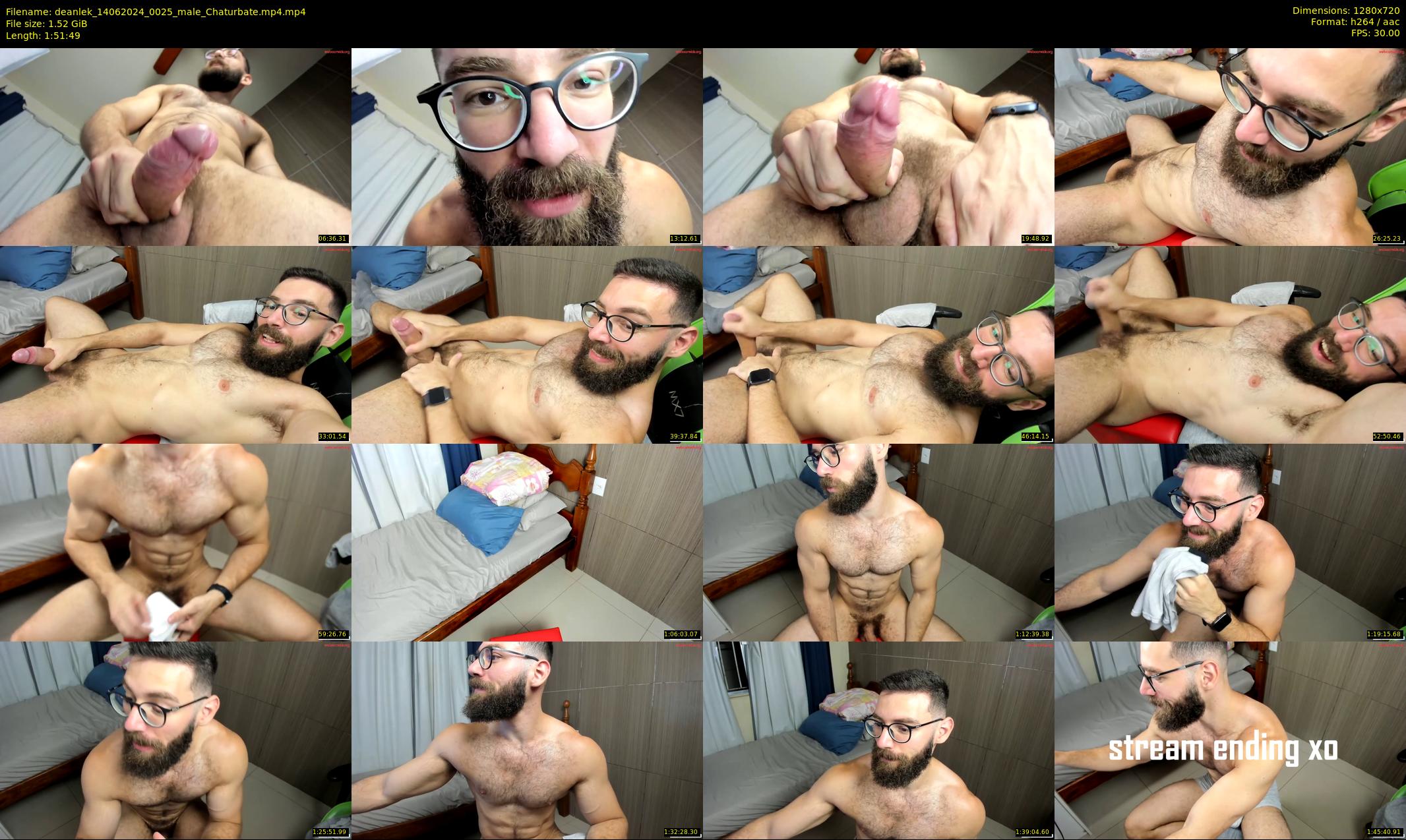 deanlek — 112 minute Chaturbate male cam show recording, 720p, Jun 14, 2024