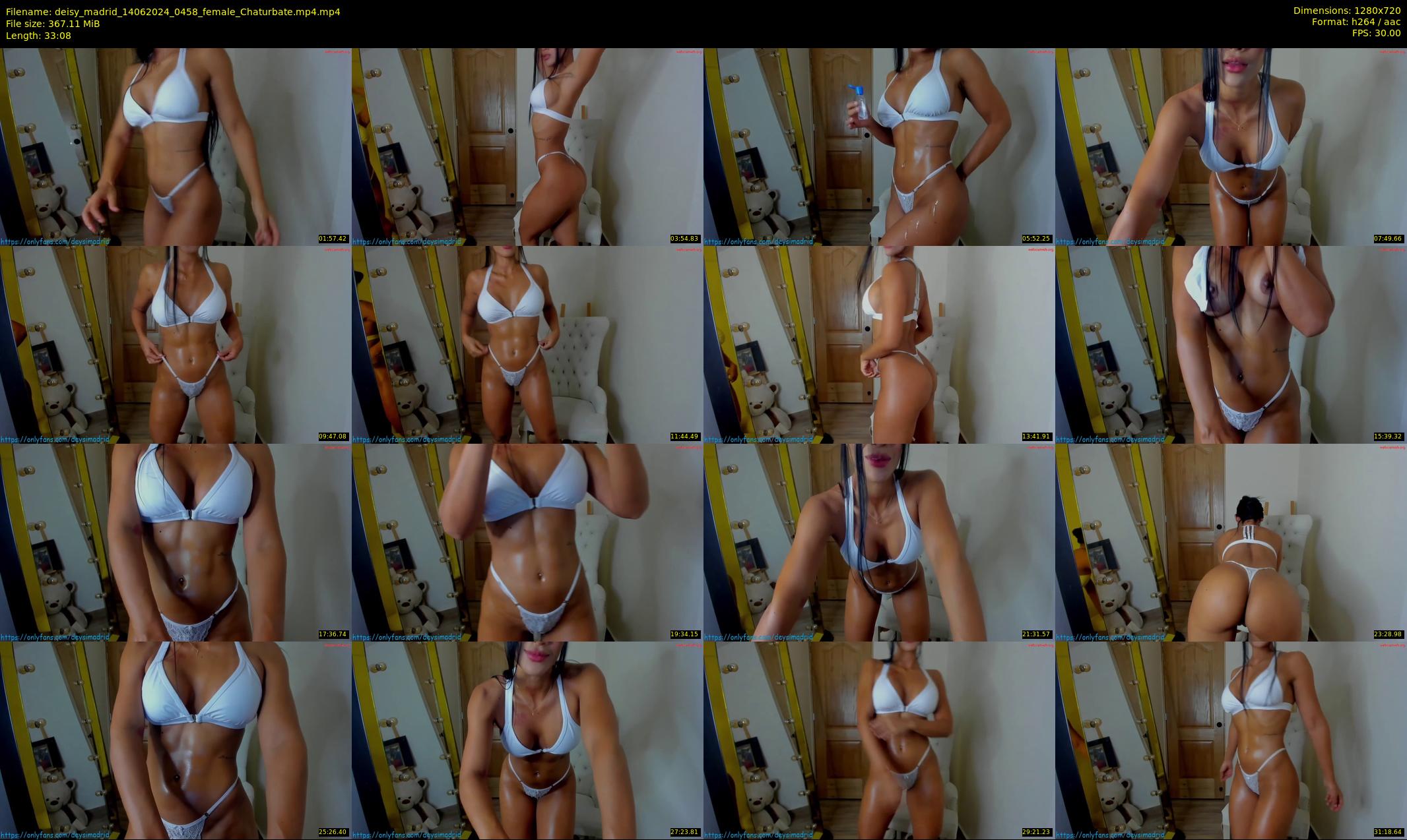 deisy_madrid — 34 minute Chaturbate female cam show recording, 720p, Jun 14, 2024