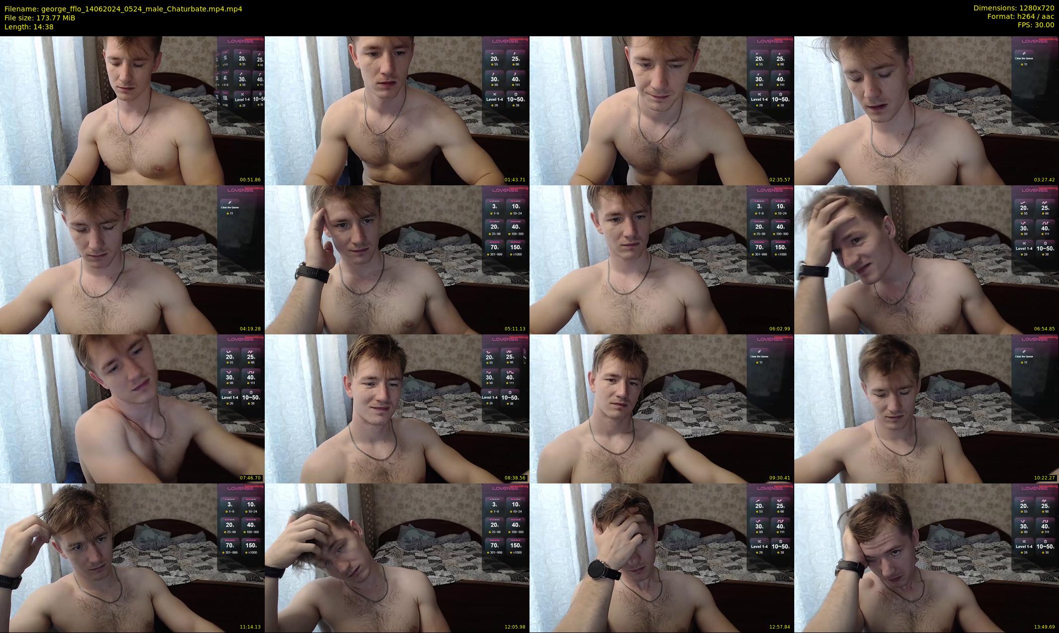 george_fflo — 15 minute Chaturbate male cam show recording, 720p, Jun 14, 2024