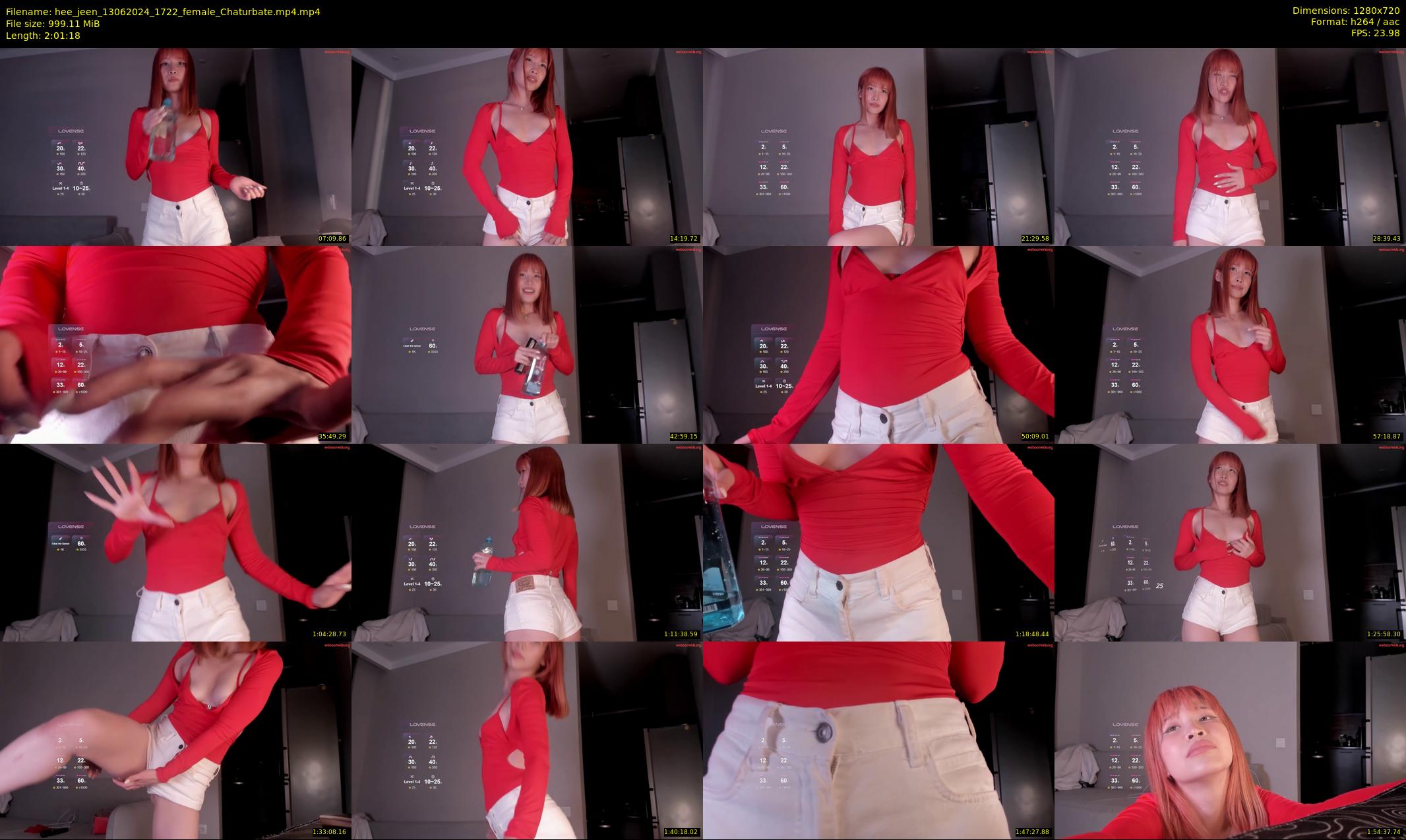 hee_jeen — 122 minute Chaturbate female cam show recording, 720p, Jun 13, 2024