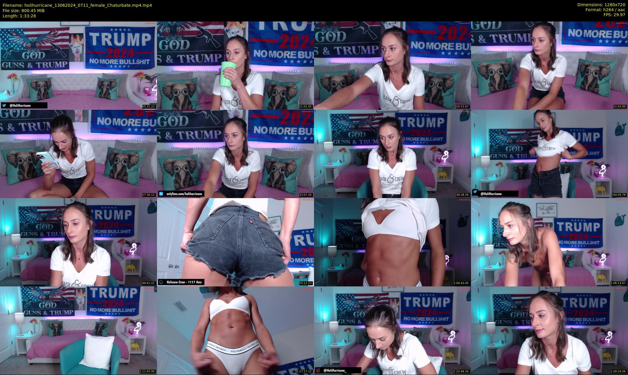 holihurricane — 94 minute Chaturbate female cam show recording, 720p, Jun 13, 2024