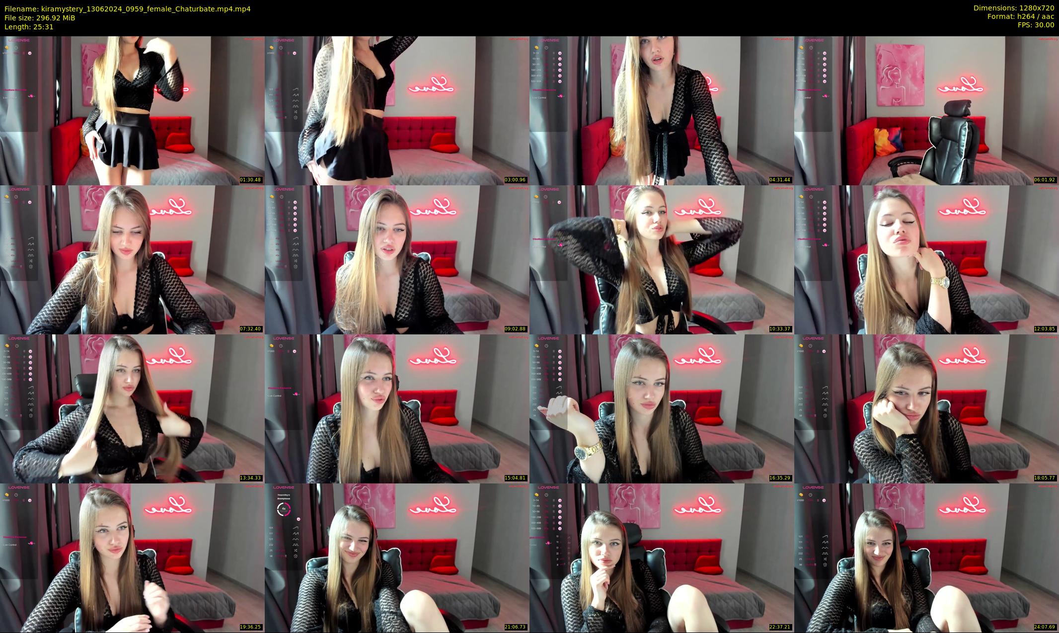 kiramystery — 26 minute Chaturbate female cam show recording, 720p, Jun 13, 2024