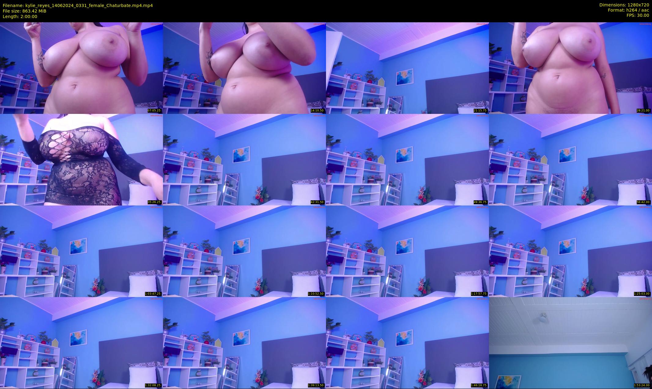 kylie_reyes — 120 minute Chaturbate female cam show recording, 720p, Jun 14, 2024
