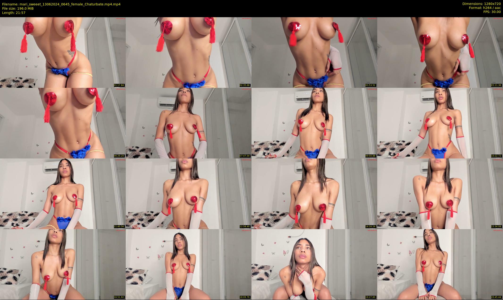 mari_sweeet — 22 minute Chaturbate female cam show recording, 720p, Jun 13, 2024