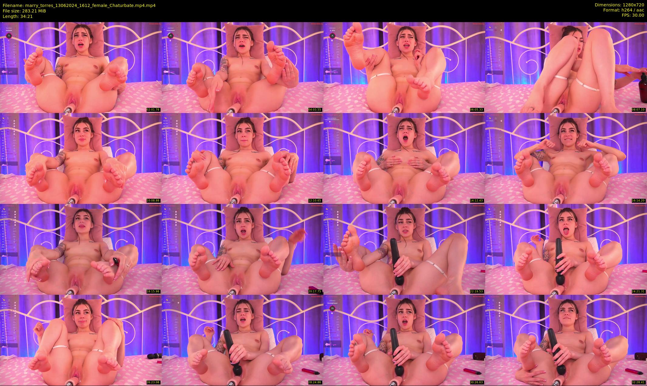 marry_torres — 35 minute Chaturbate female cam show recording, 720p, Jun 13, 2024