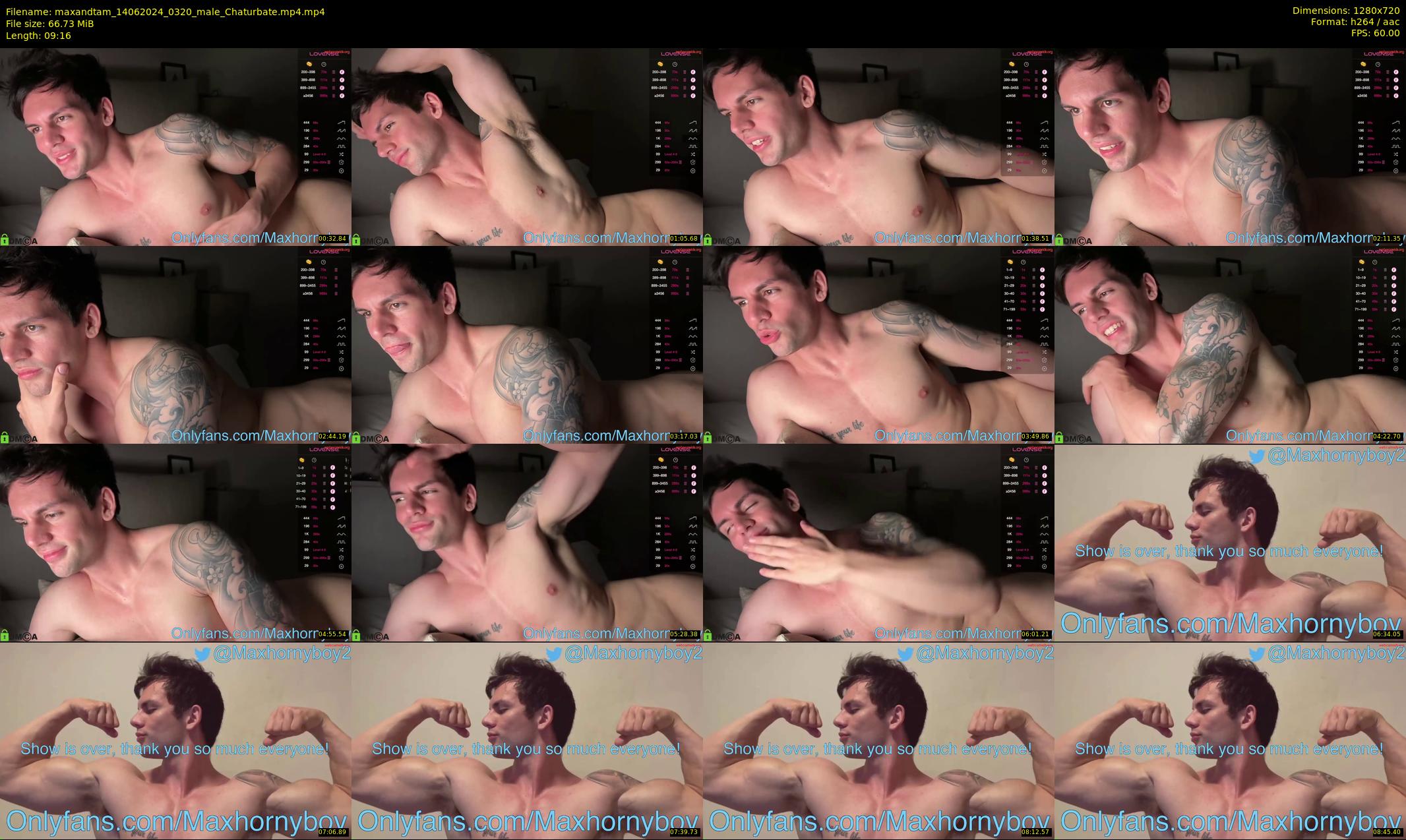 maxandtam — 10 minute Chaturbate couple cam show recording, 720p, Jun 14, 2024