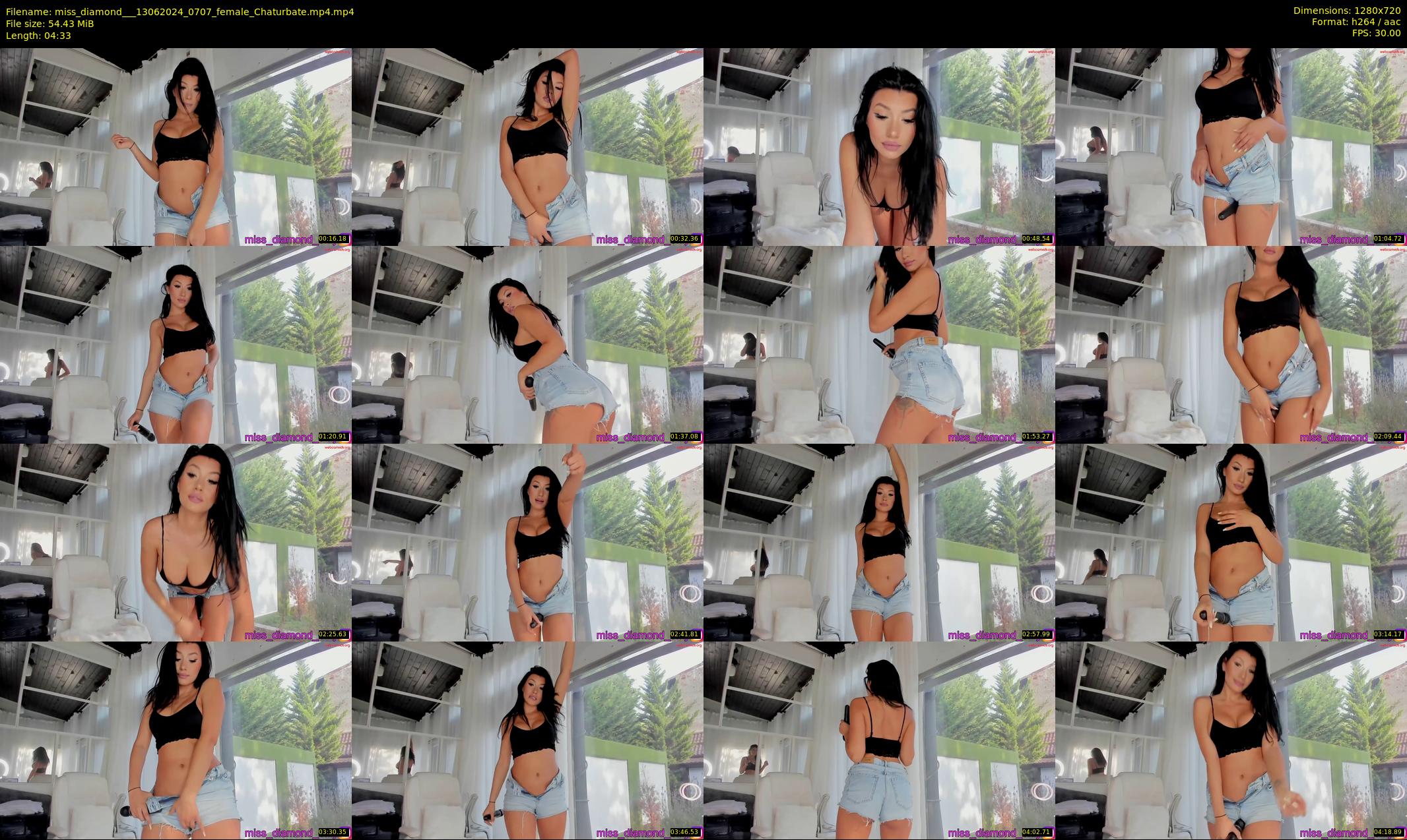 miss_diamond__ — 5 minute Chaturbate female cam show recording, 720p, Jun 13, 2024