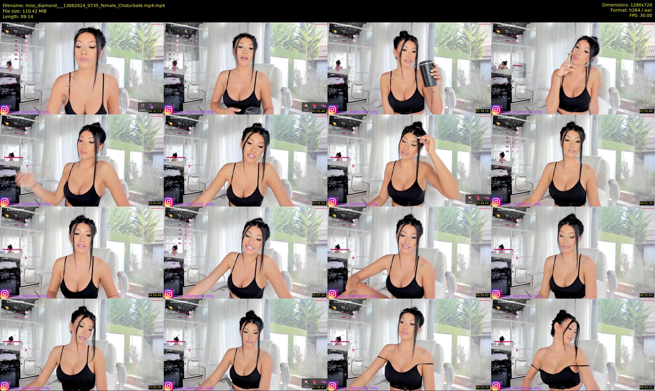 miss_diamond__ — 10 minute Chaturbate female cam show recording, 720p, Jun 13, 2024