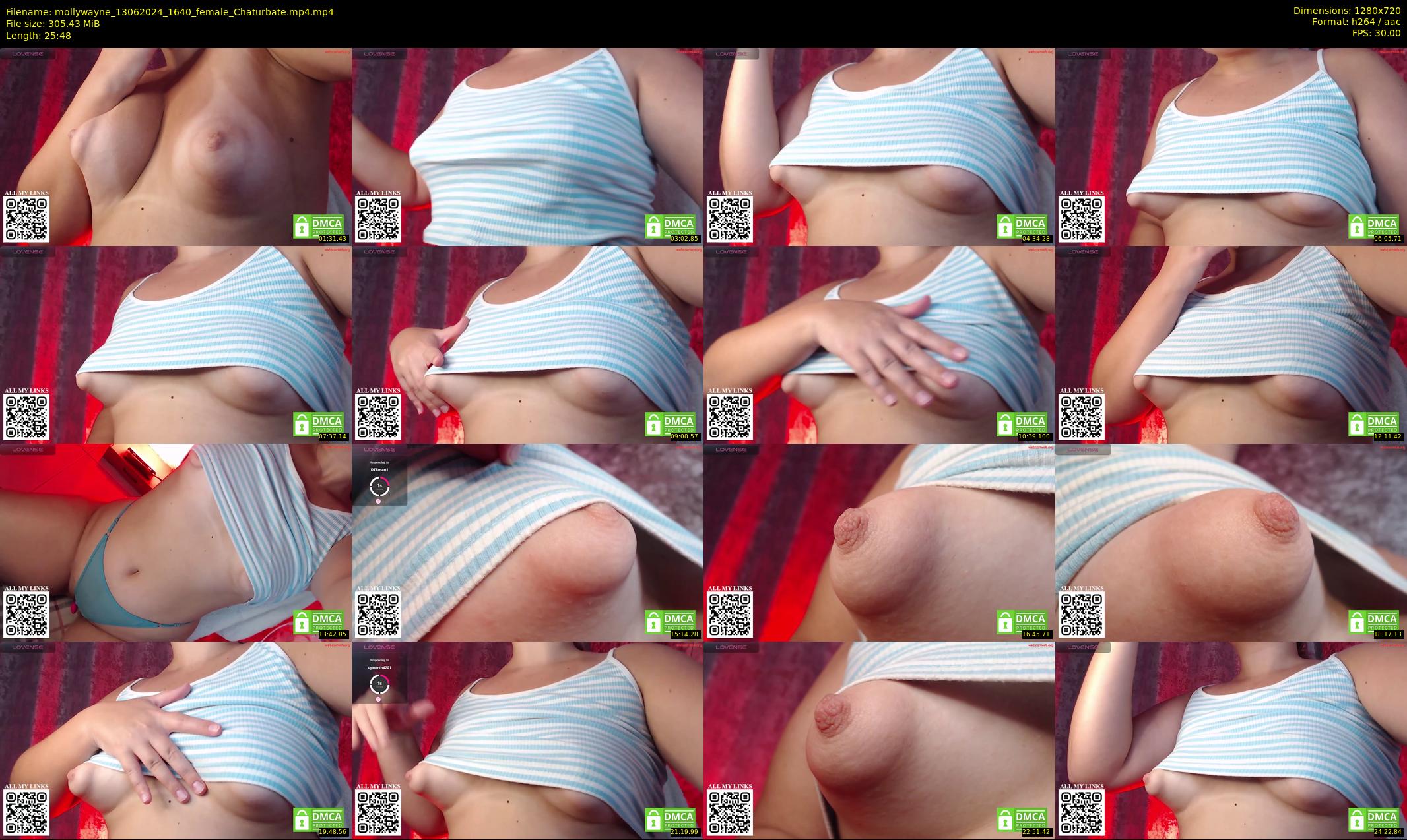 mollywayne — 26 minute Chaturbate female cam show recording, 720p, Jun 13, 2024