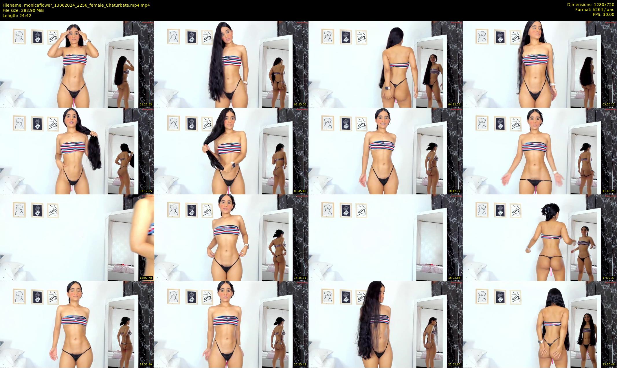 monicaflower — 25 minute Chaturbate female cam show recording, 720p, Jun 13, 2024