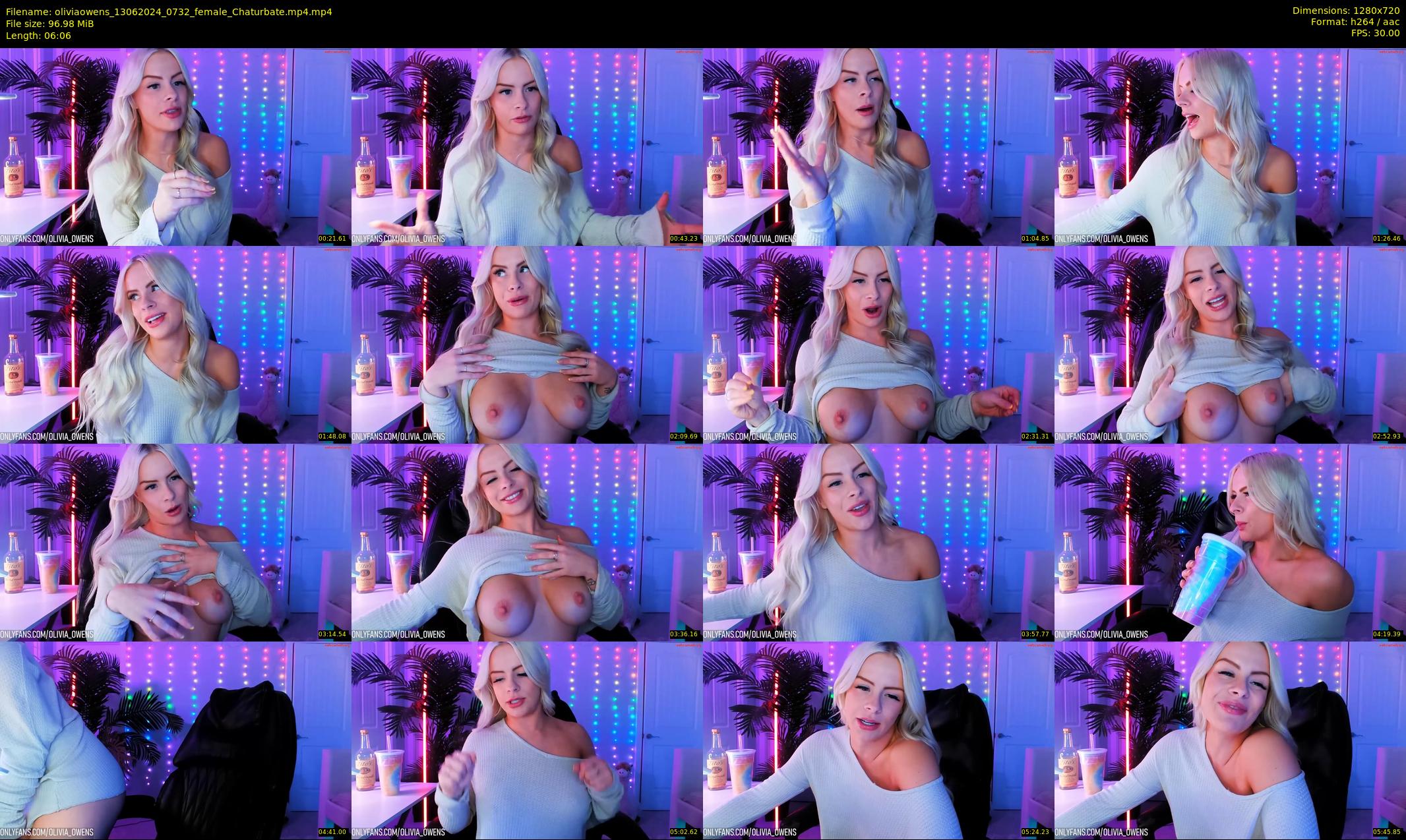 oliviaowens — 7 minute Chaturbate female cam show recording, 720p, Jun 13, 2024