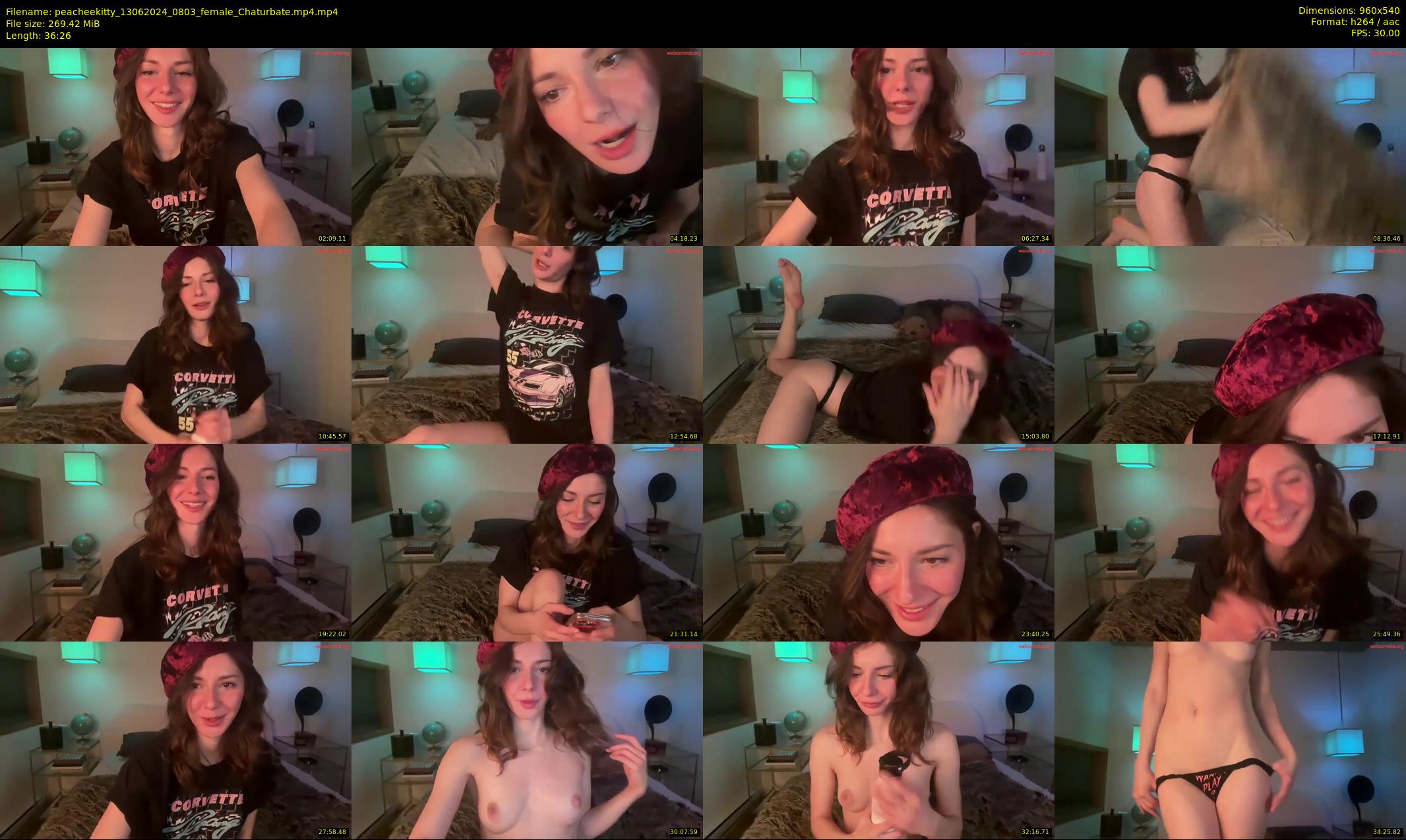 peacheekitty — 37 minute Chaturbate female cam show recording, 480p, Jun 13, 2024