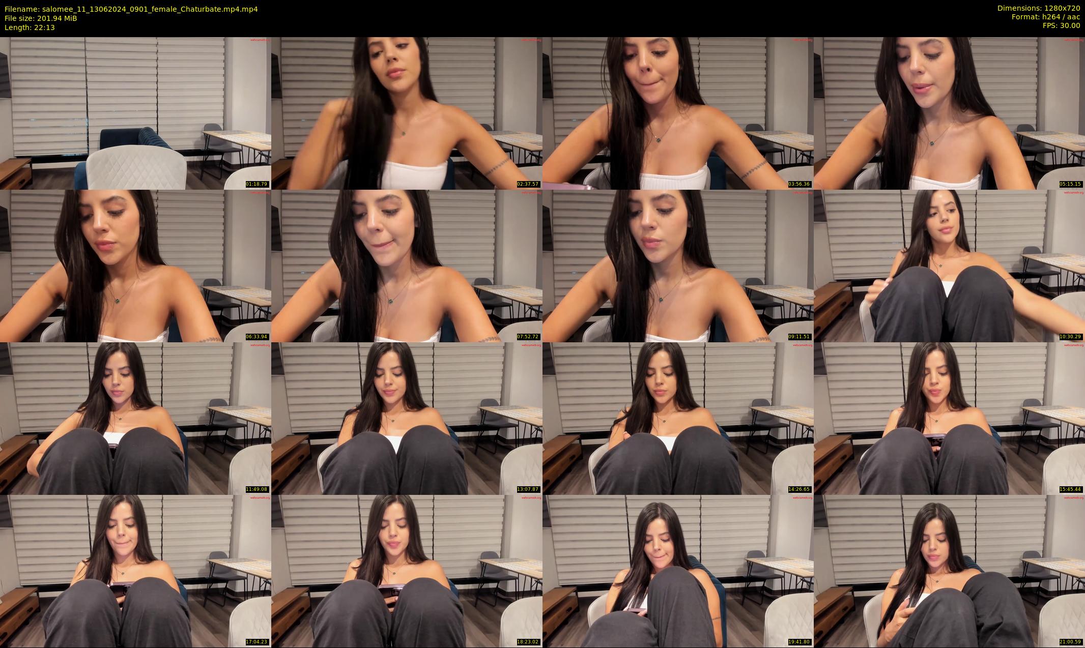 salomee_11 — 23 minute Chaturbate female cam show recording, 720p, Jun 13, 2024